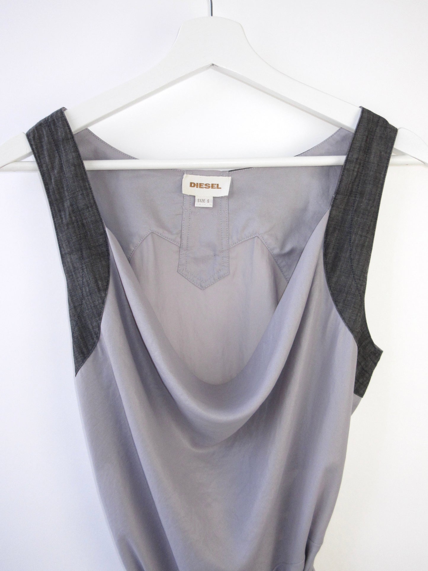 DIESEL purple drape top