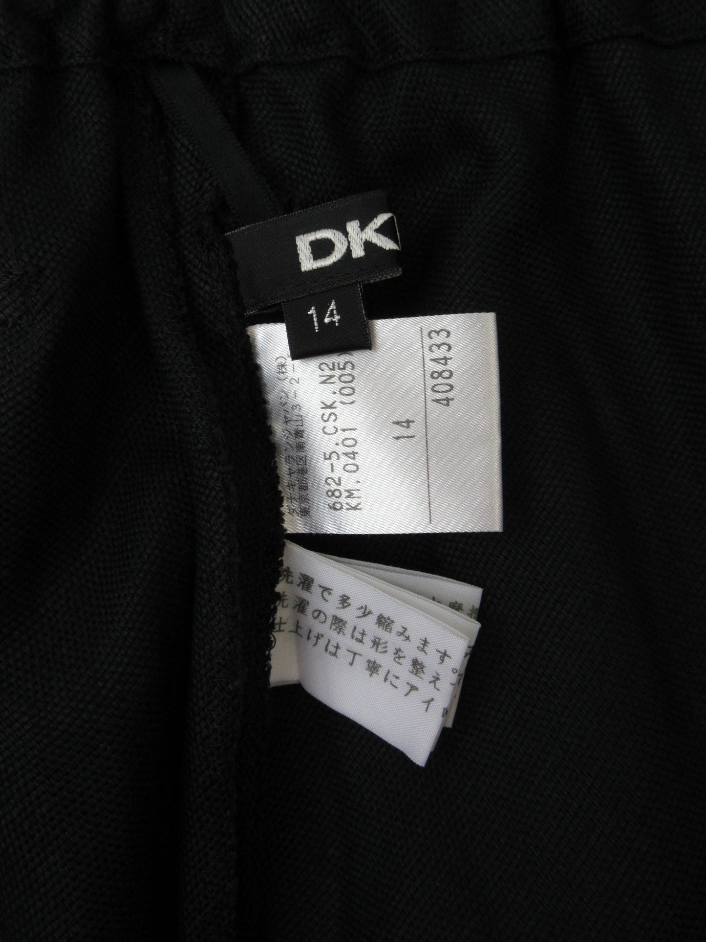 DKNY linen midi skirt