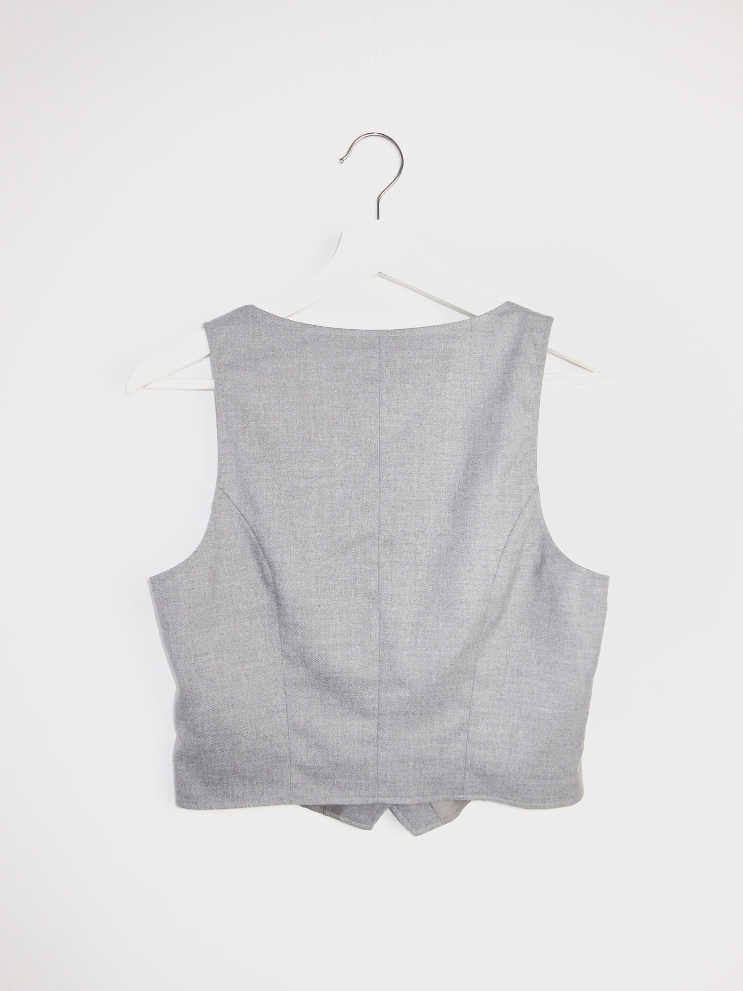 【used】square neck vest