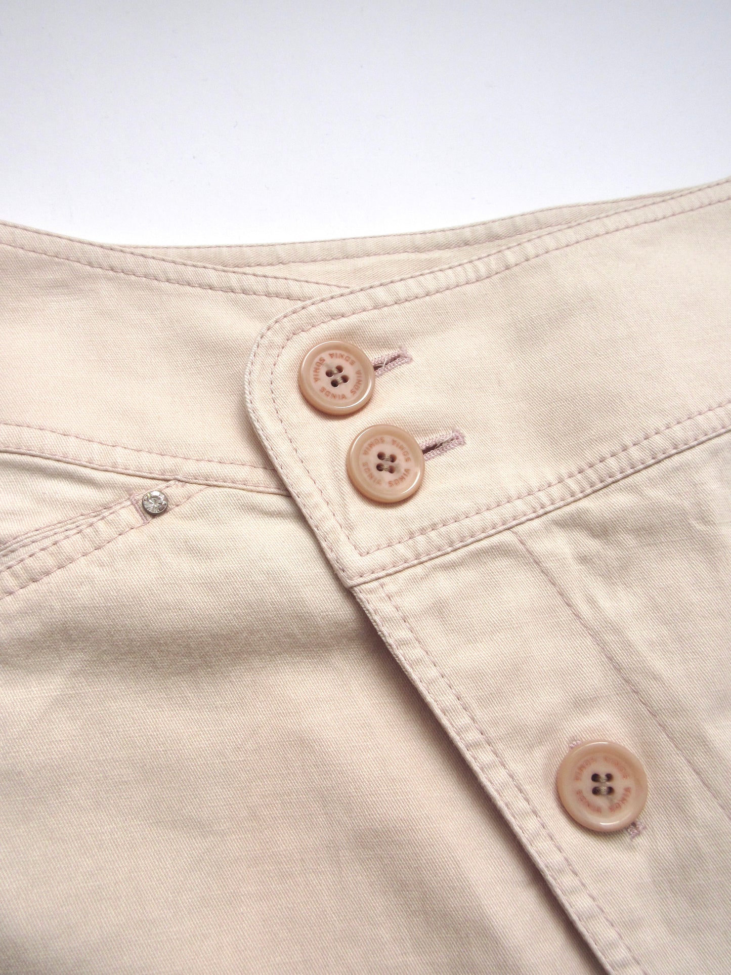 SONIA RYKIEL pale pink long skirt