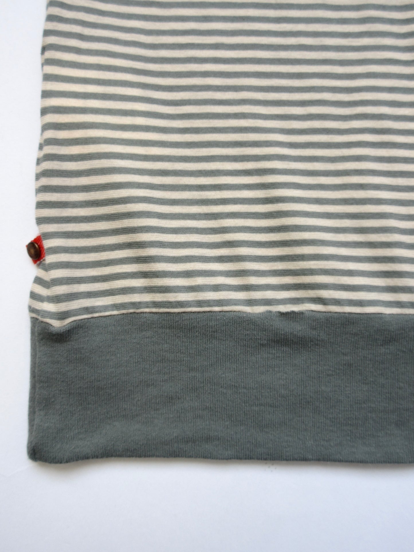 HUGO BOSS stripe round collar polo shirt