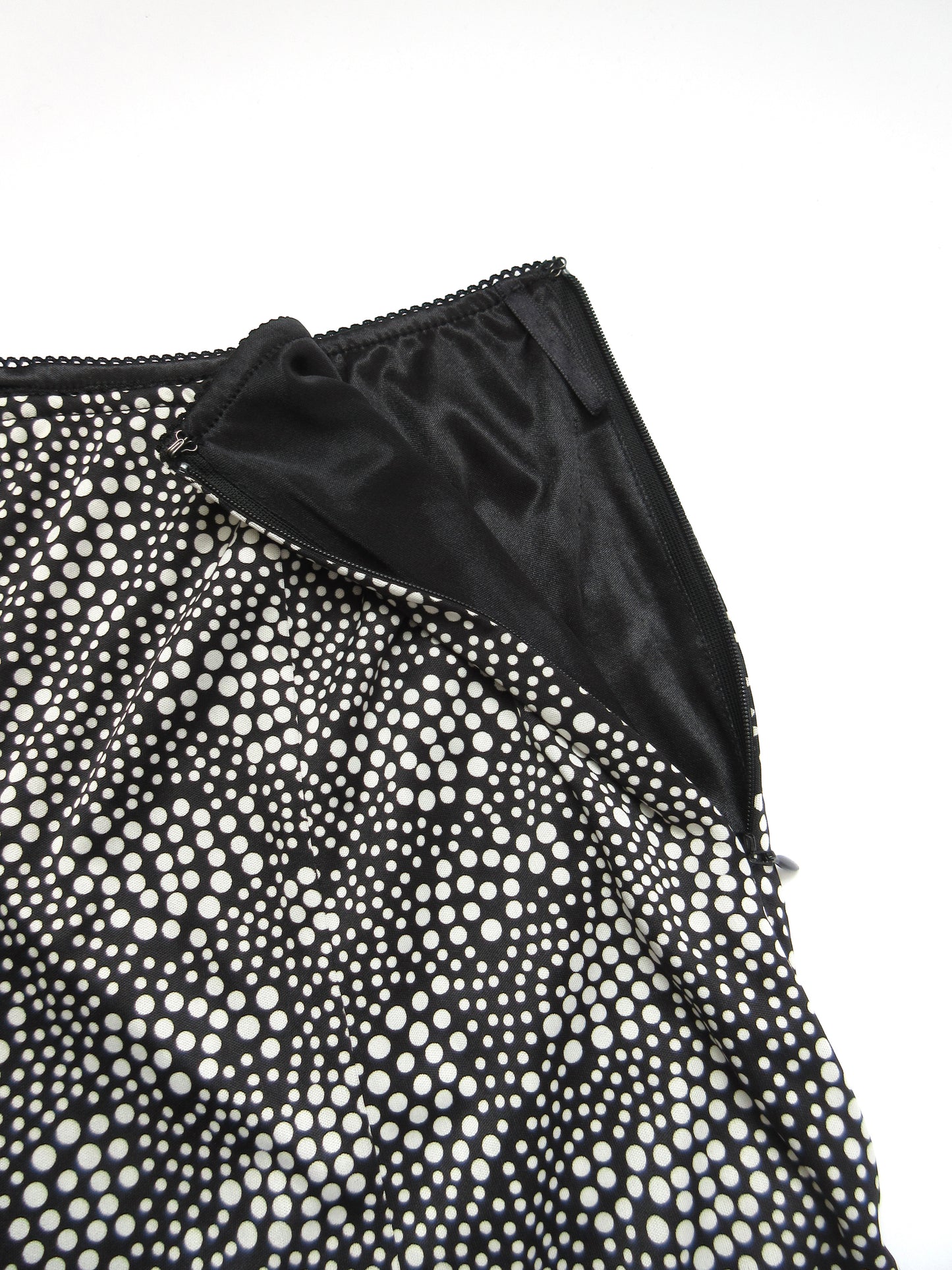 dots monotone flare skirt