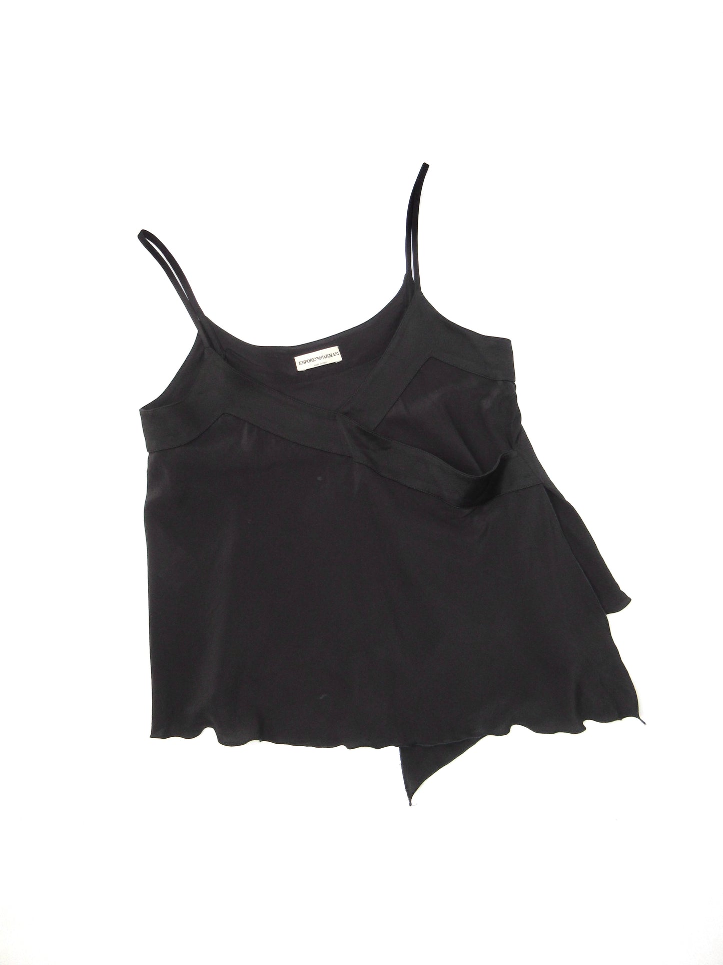 EMPORIO ARMANI silk sleeveless top