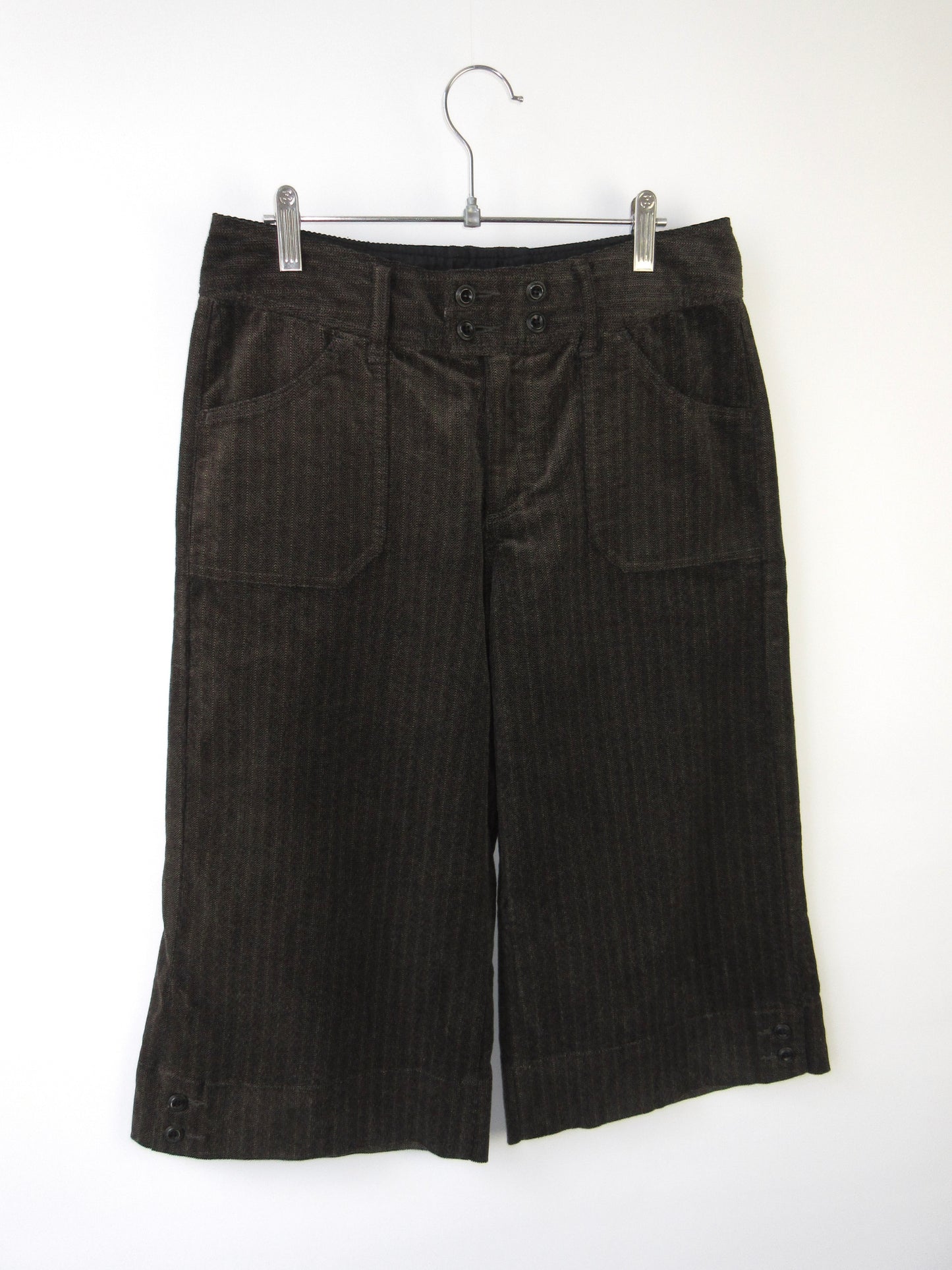 corduroy half pants