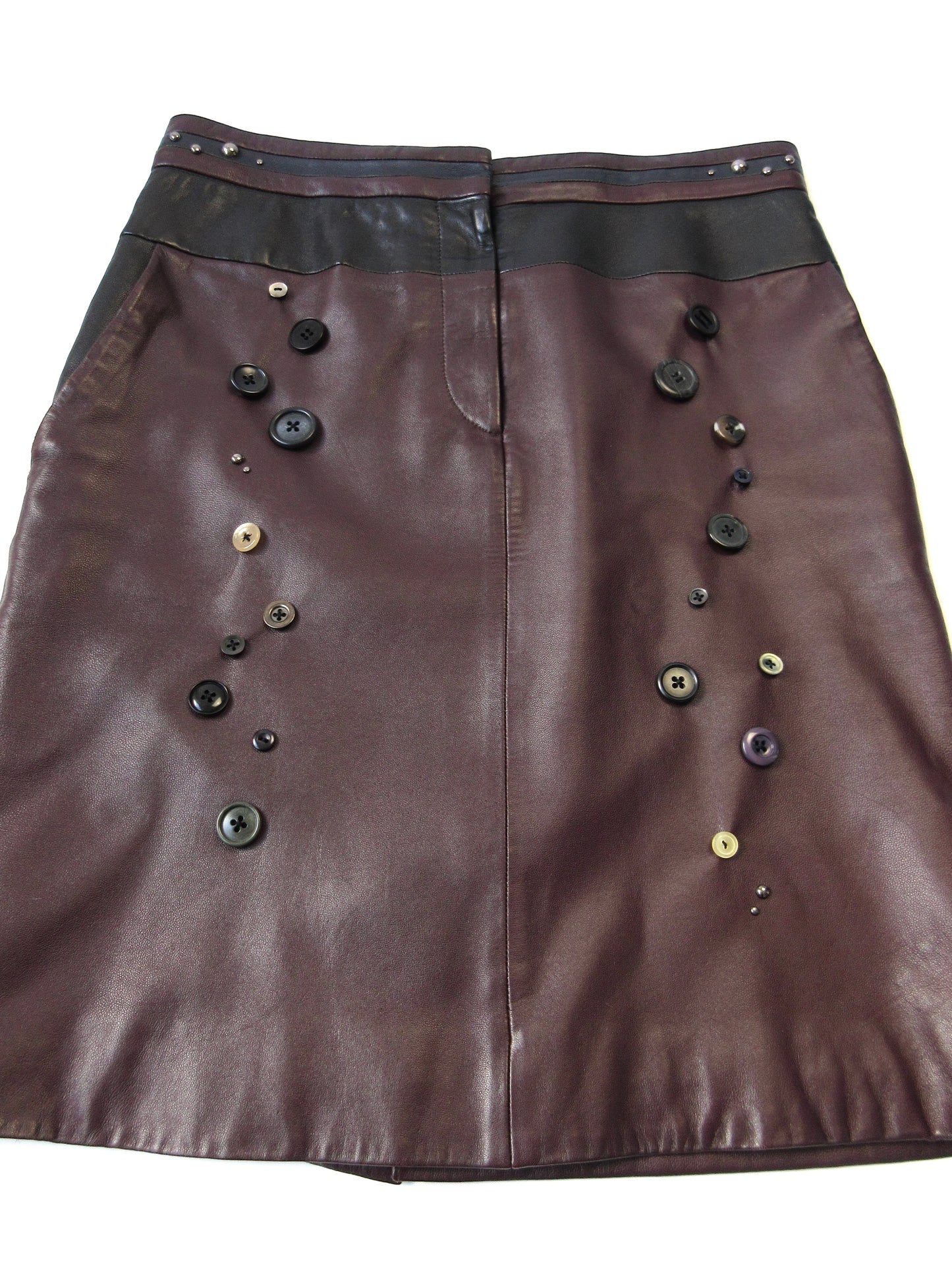 30 amelie leather skirt