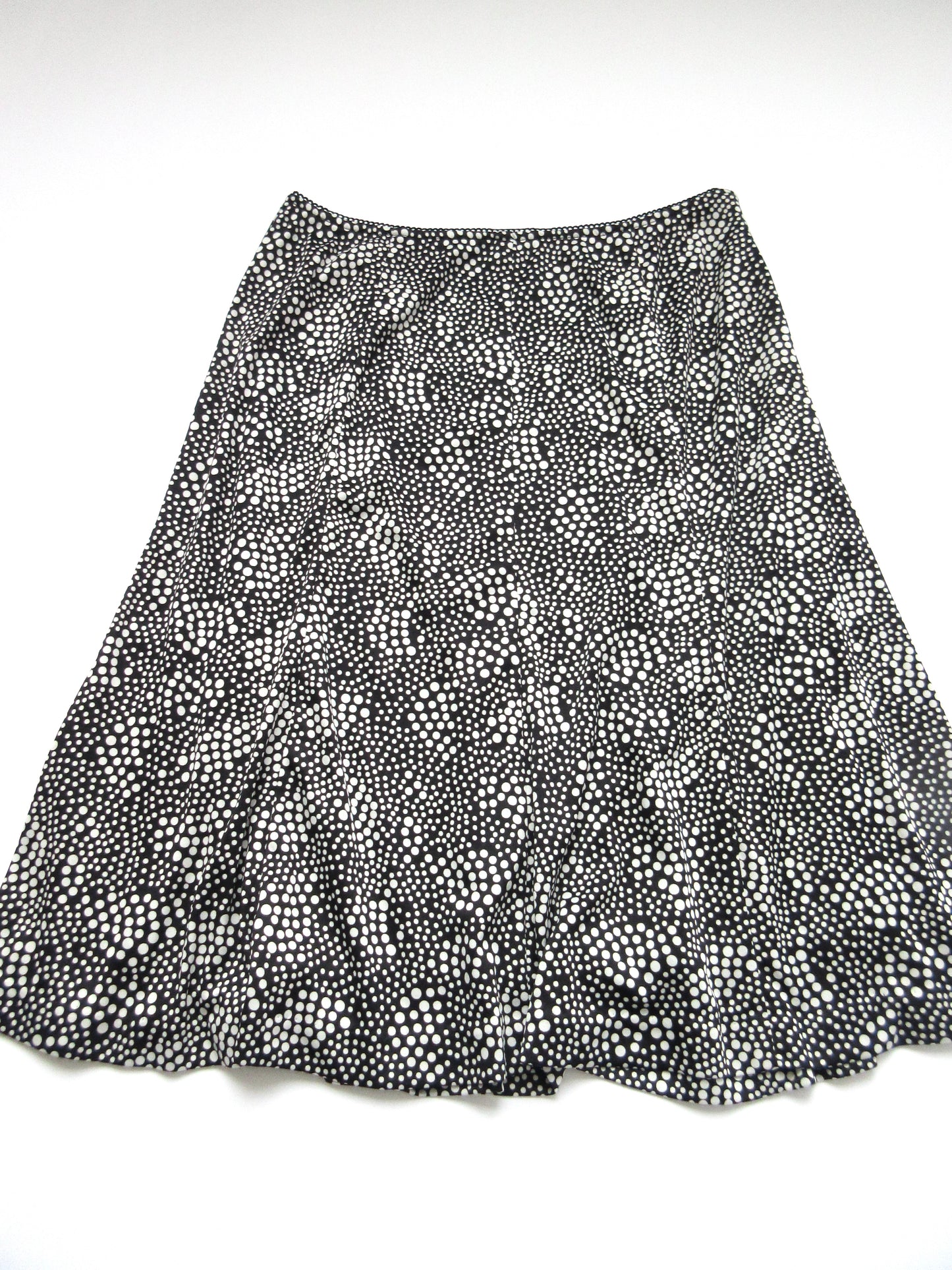 dots monotone flare skirt
