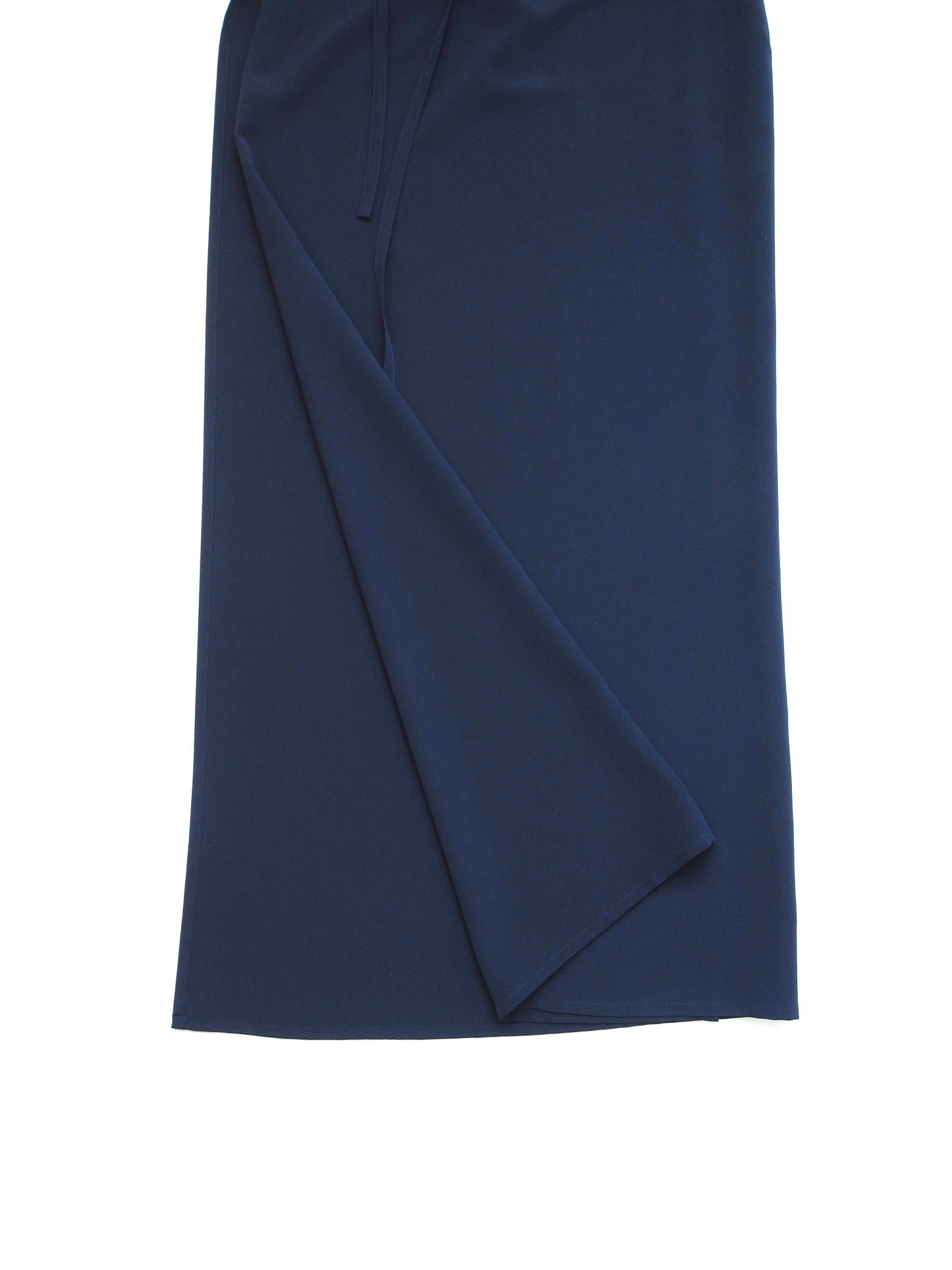 agnes b. navy wrap skirt