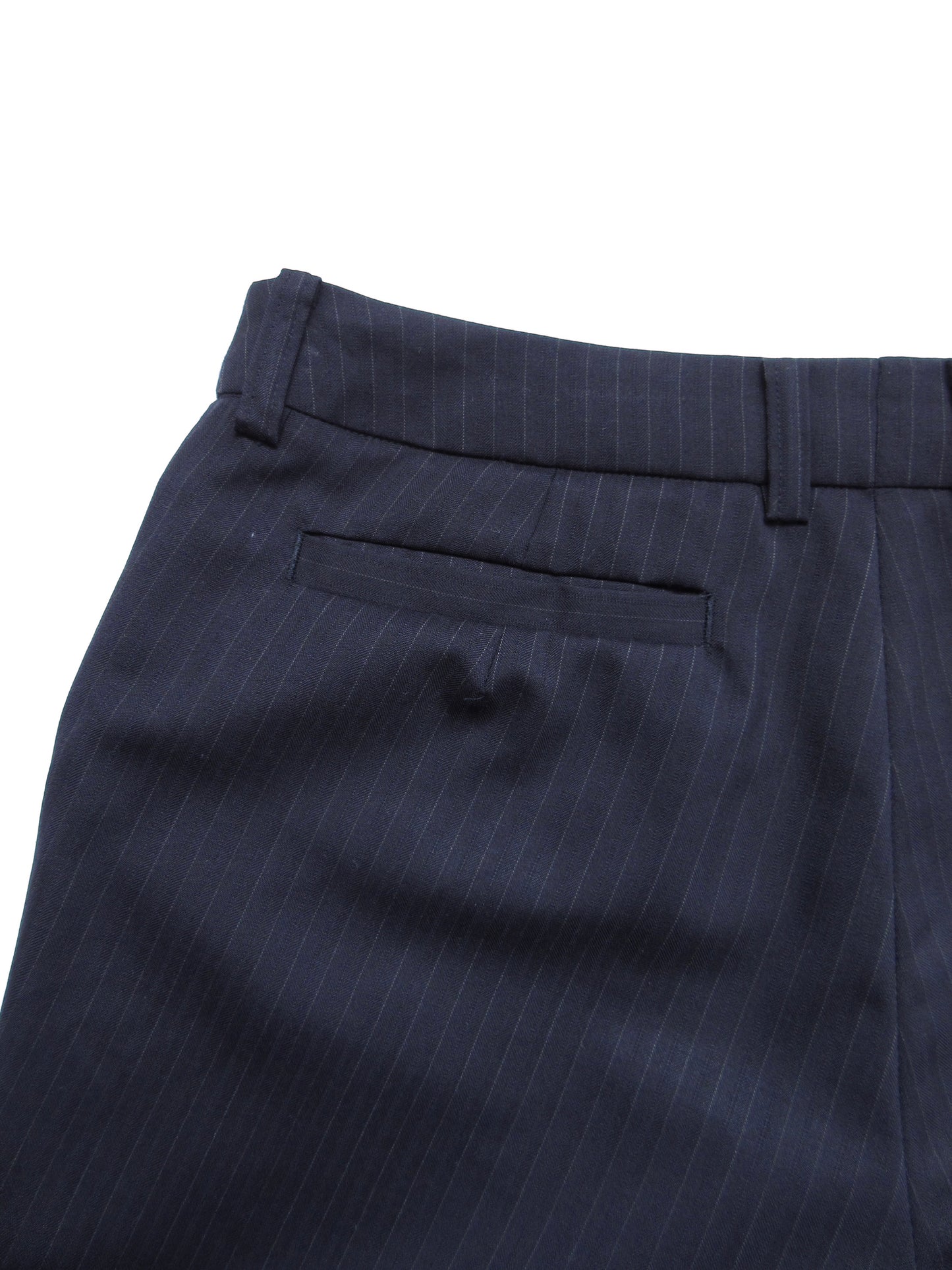 stripe low rise slacks