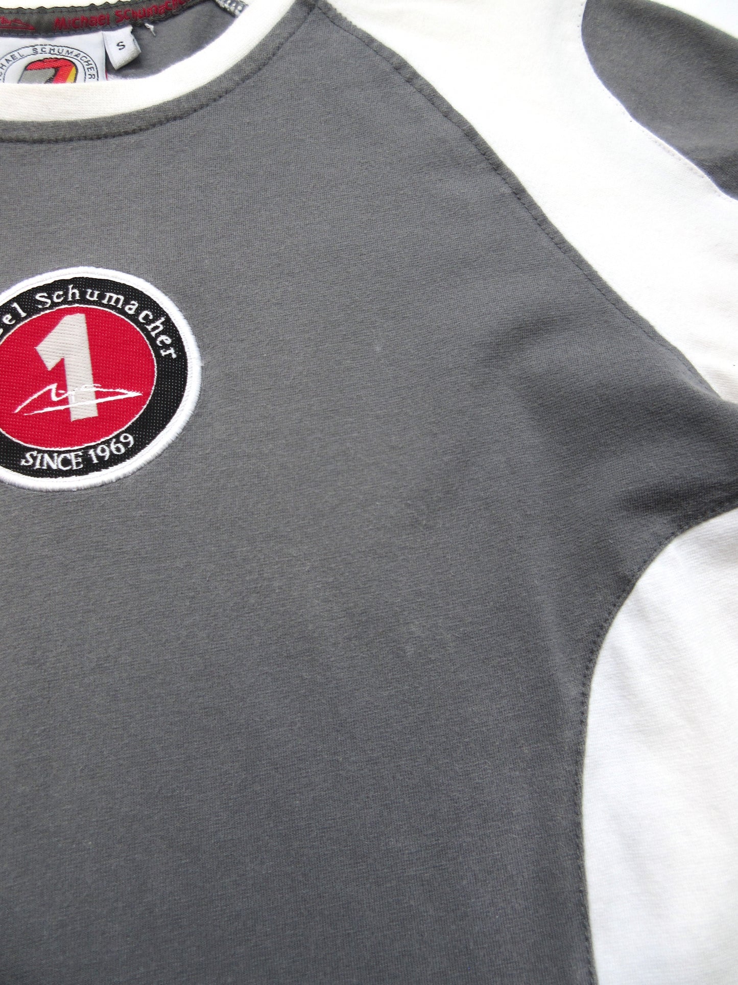 【used】emblem colorblock t-shirt