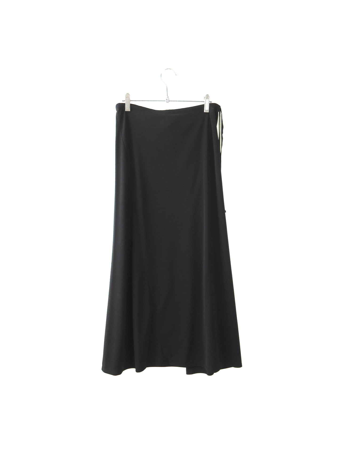 black detail long skirt