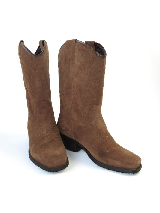 midi western boots