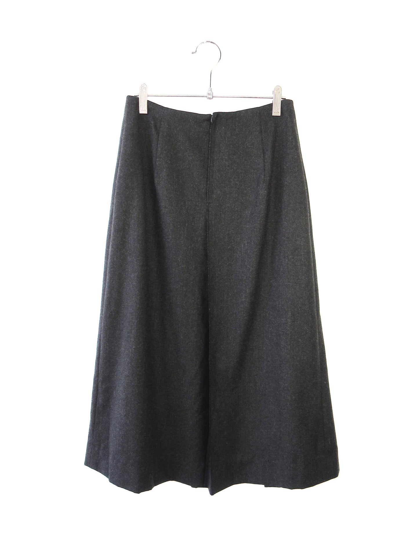 wool pleated skirt