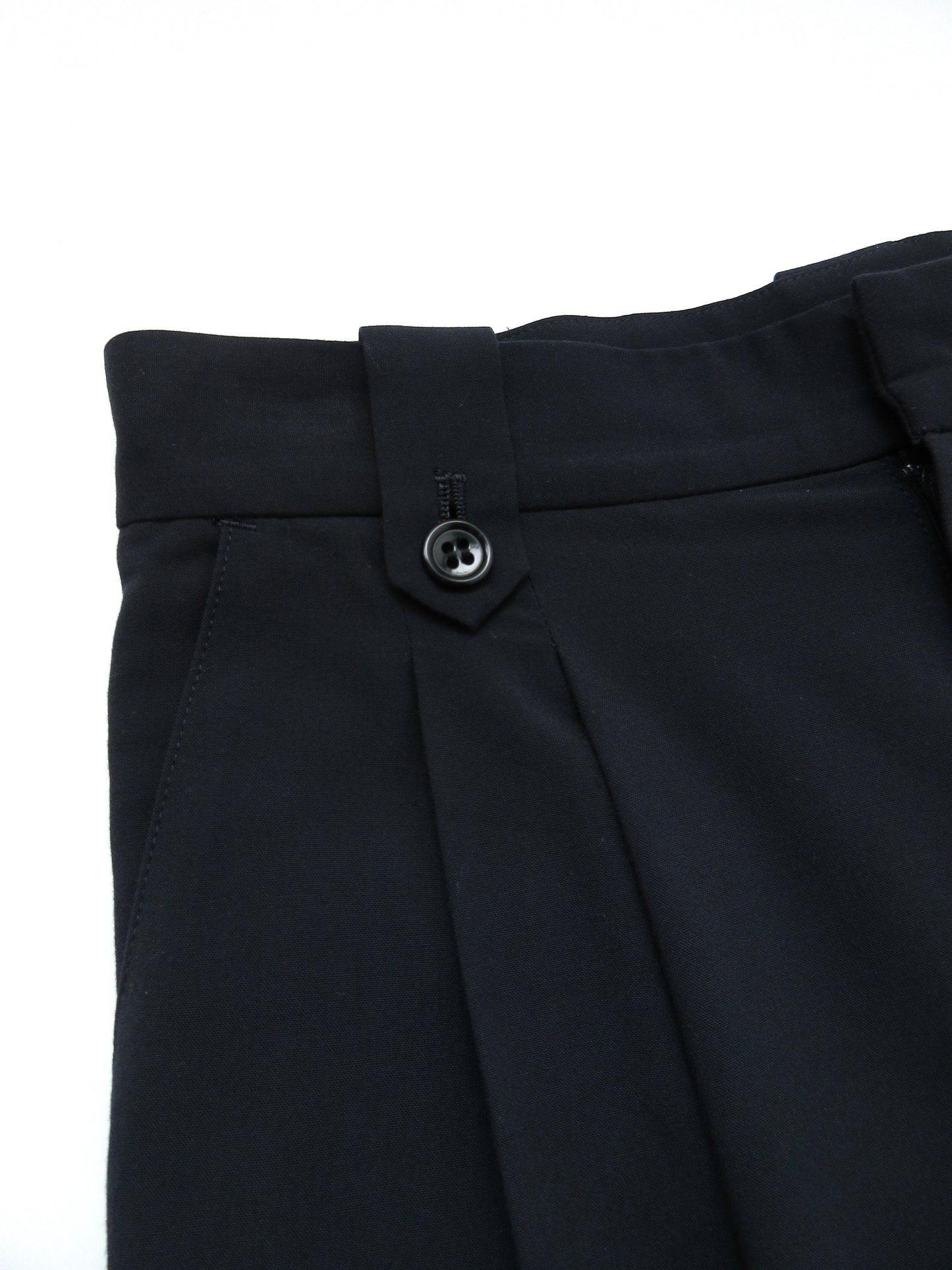 dark navy two tuck wide pants