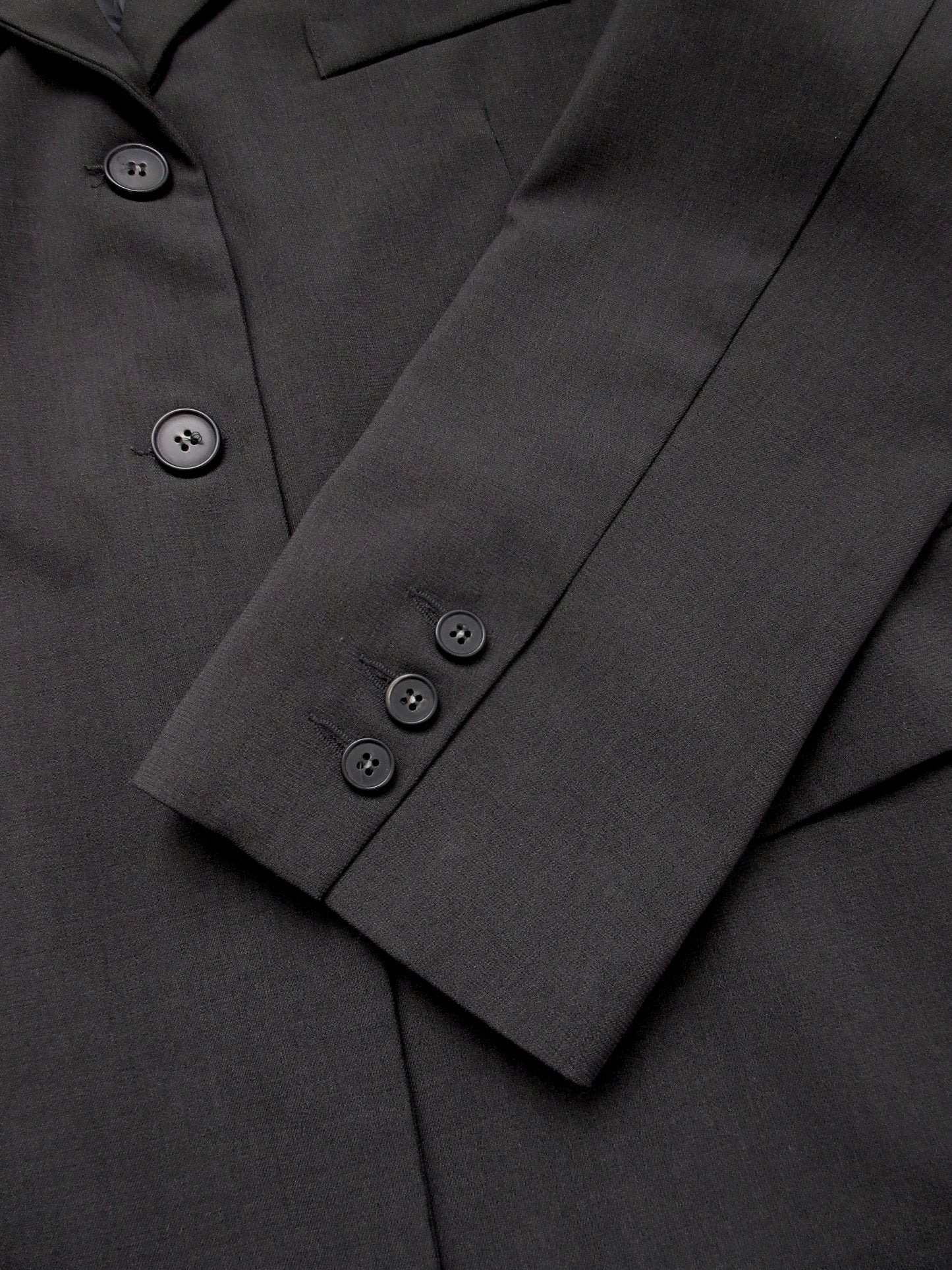 【used】dark gray tailored jacket