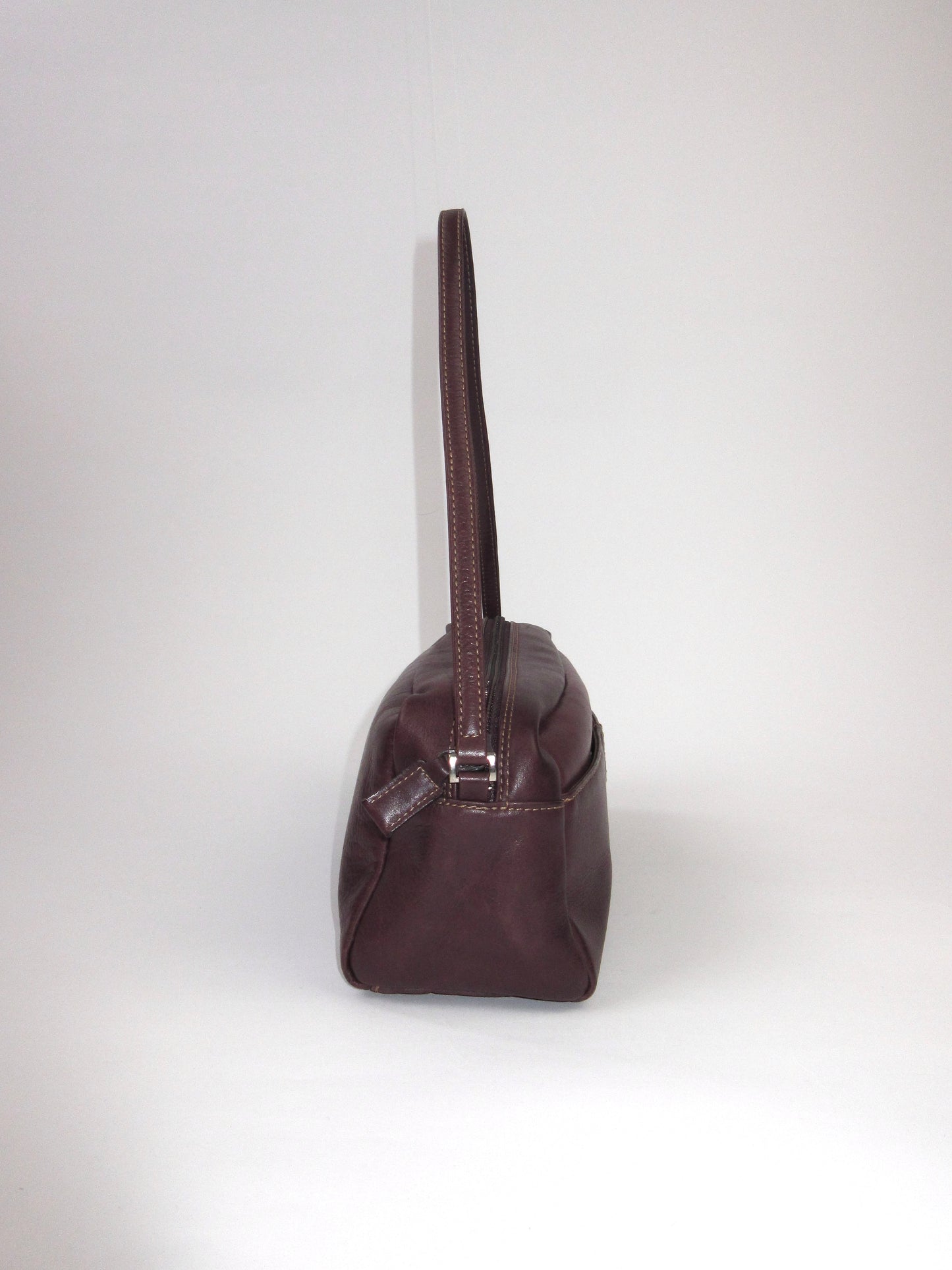 brown square shoulder bag