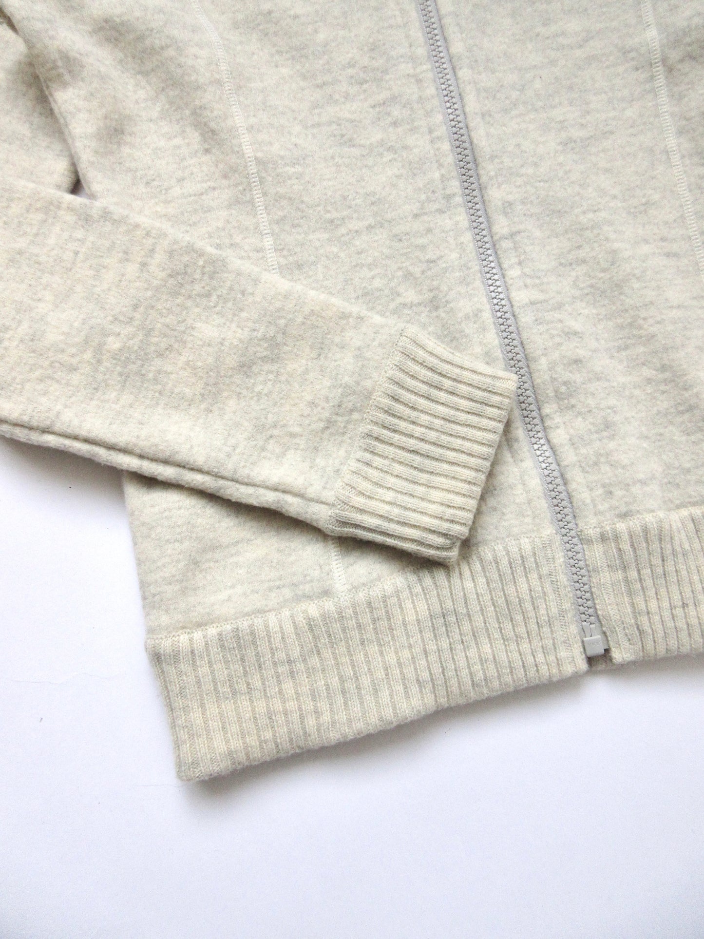 LACOSTE wool zip-up hoodie