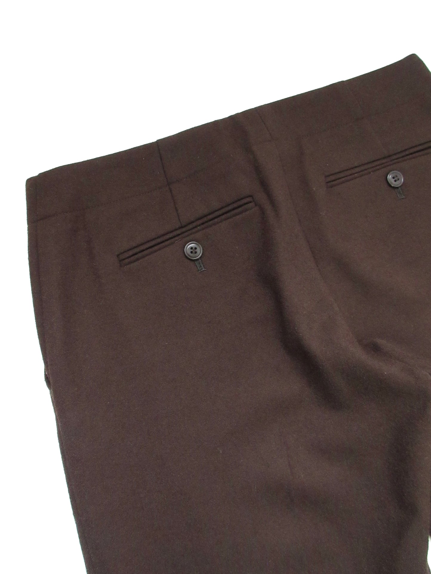 theory brown wool slacks