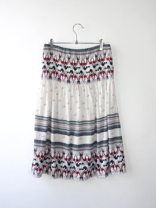 tommy girl ethnic pattern skirt