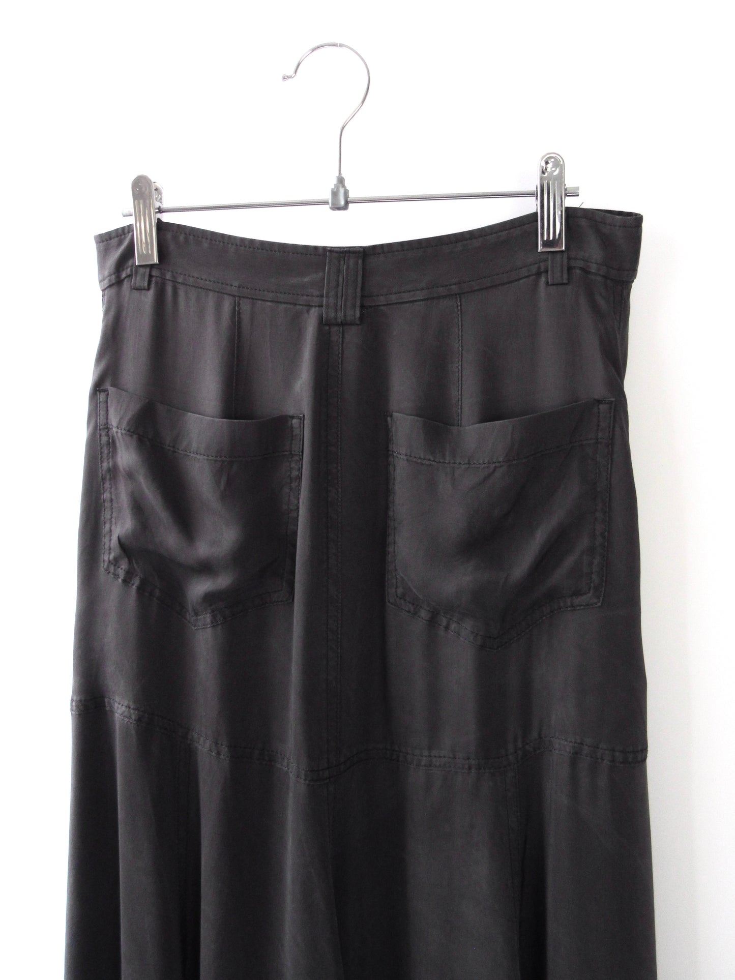 cupra satin long skirt