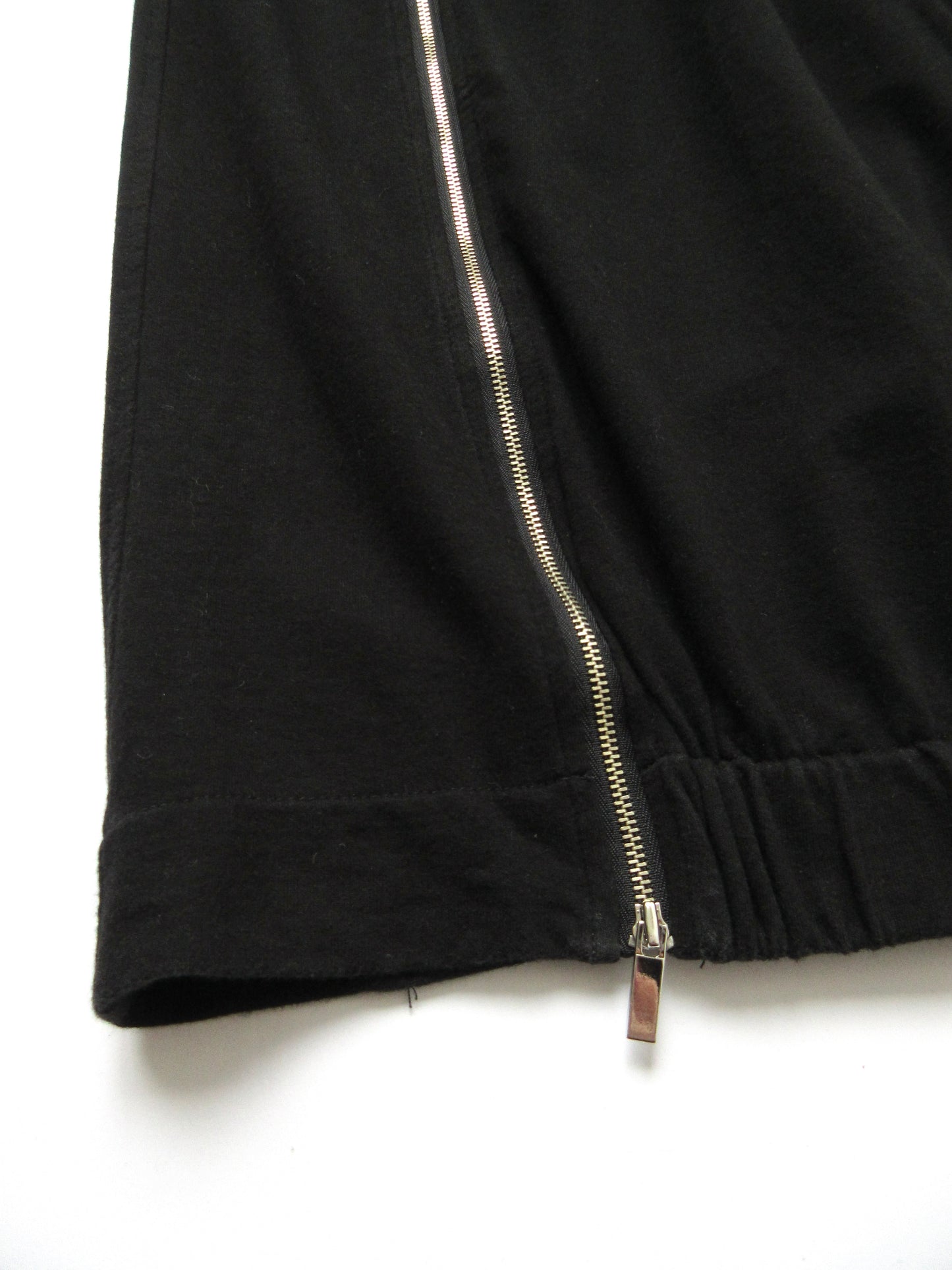 【used】zipper long skirt