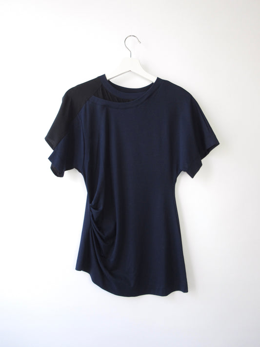 SPORTMAX drape asymmetry top