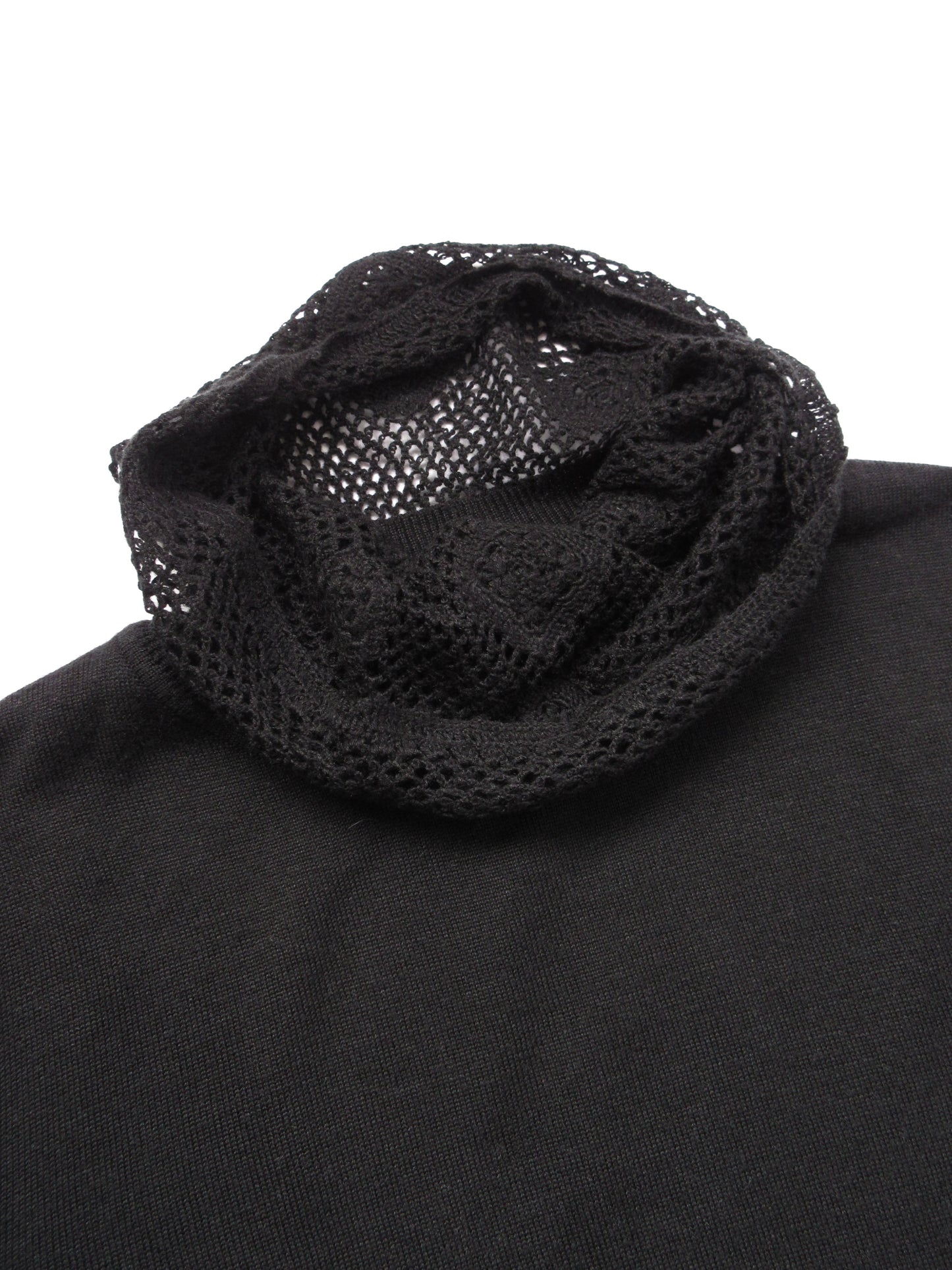 off turtle neck short sleevel knit