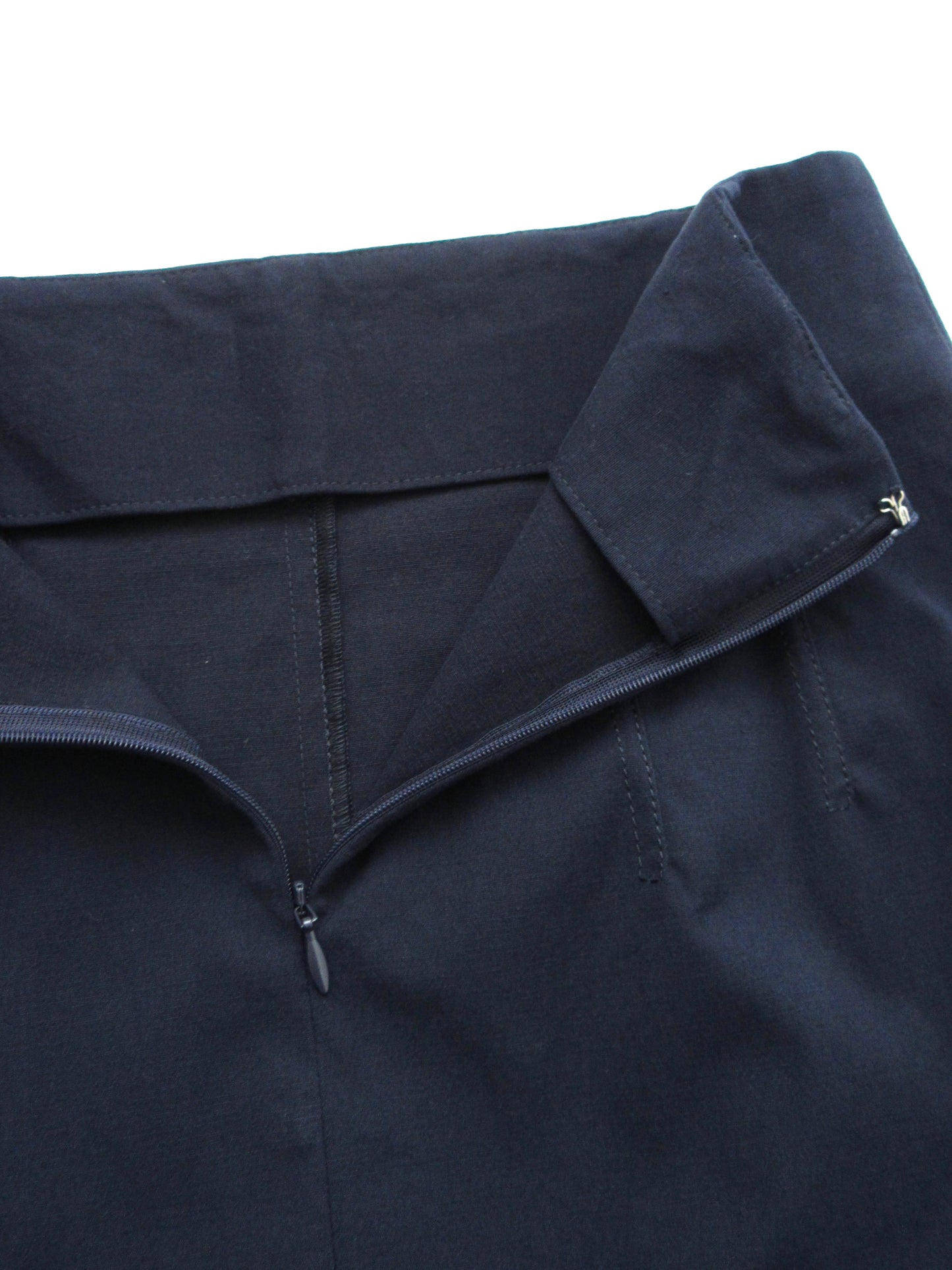 navy detail skirt