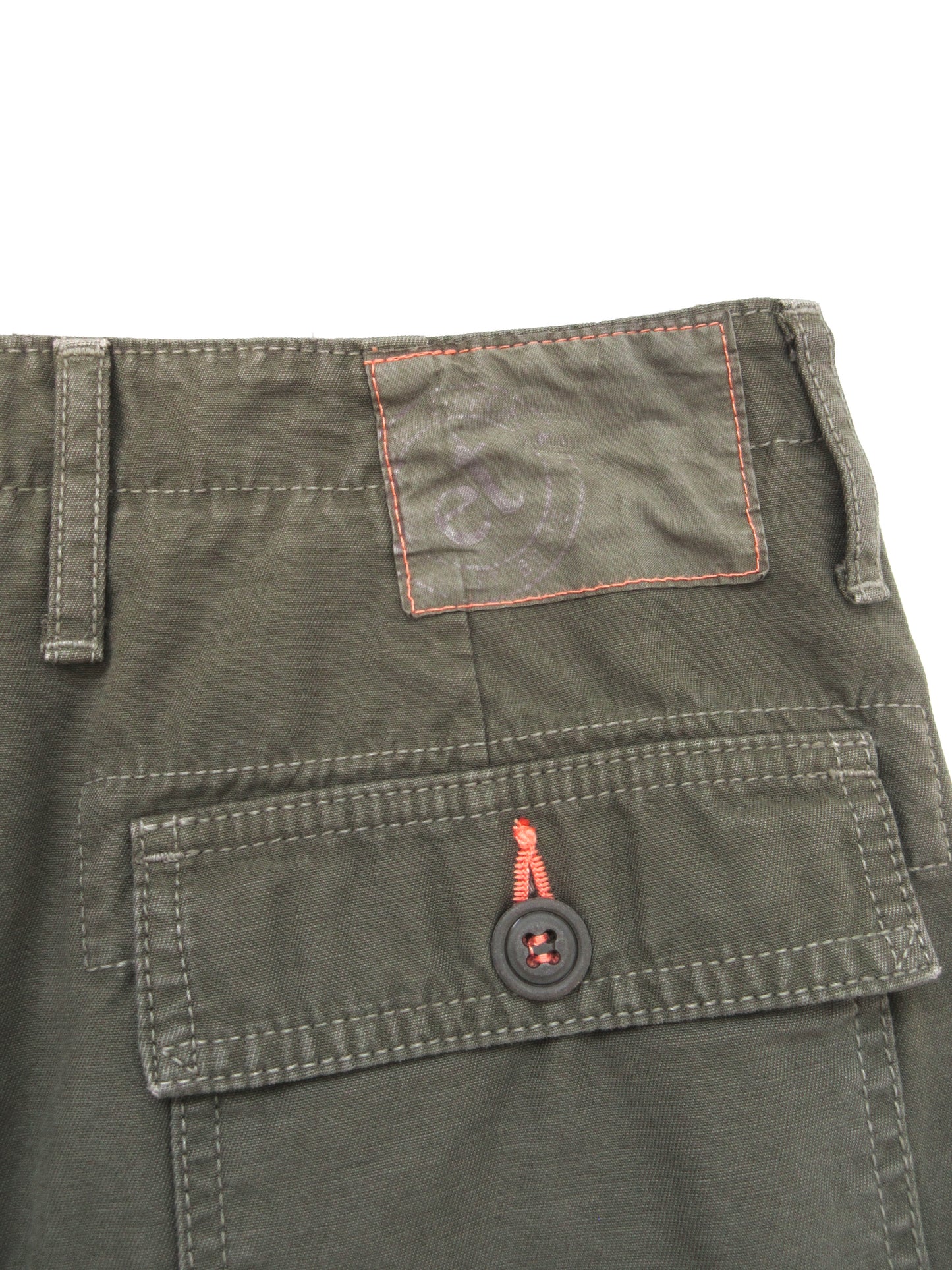 khaki military skirt