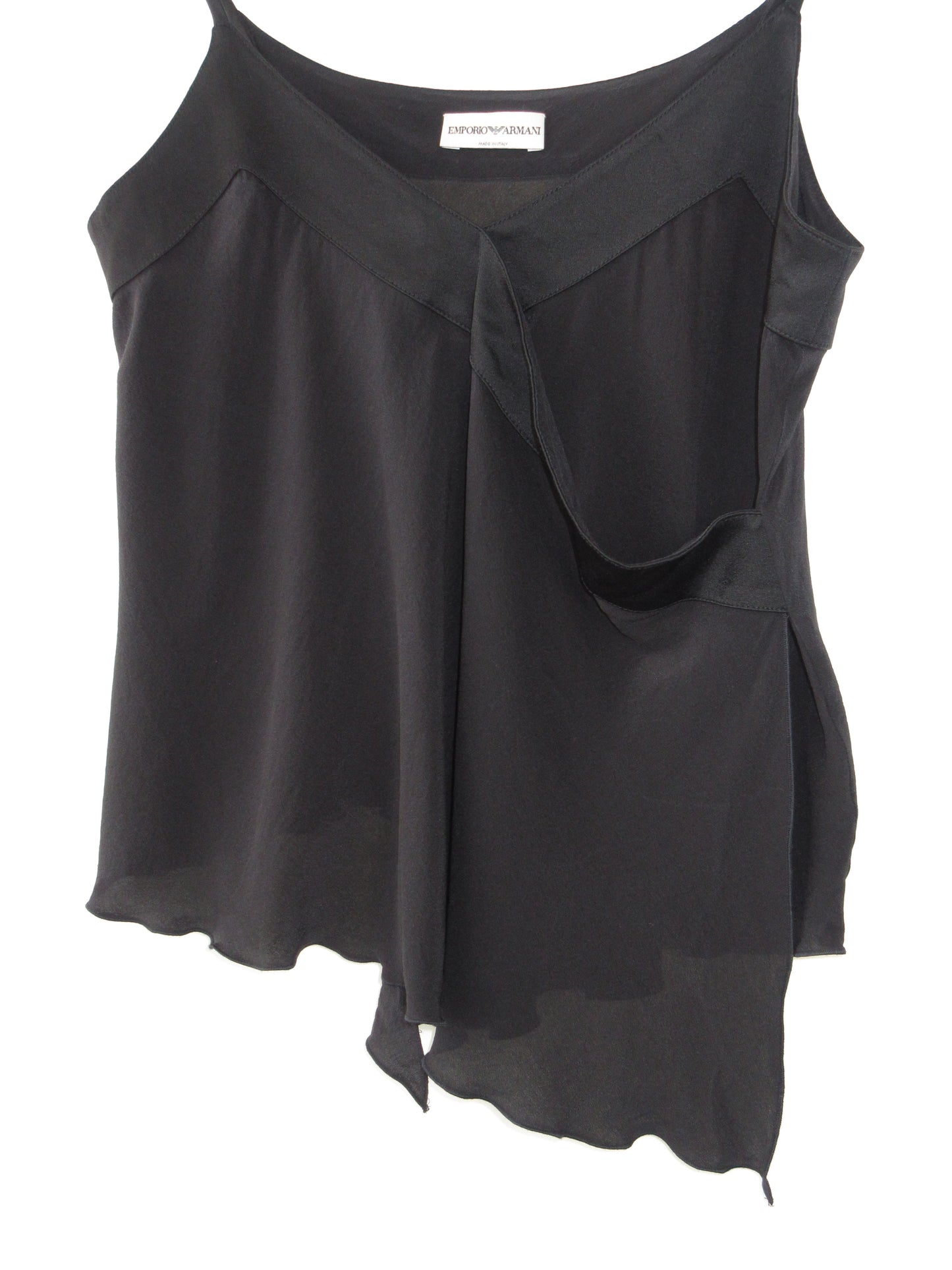 EMPORIO ARMANI silk sleeveless top