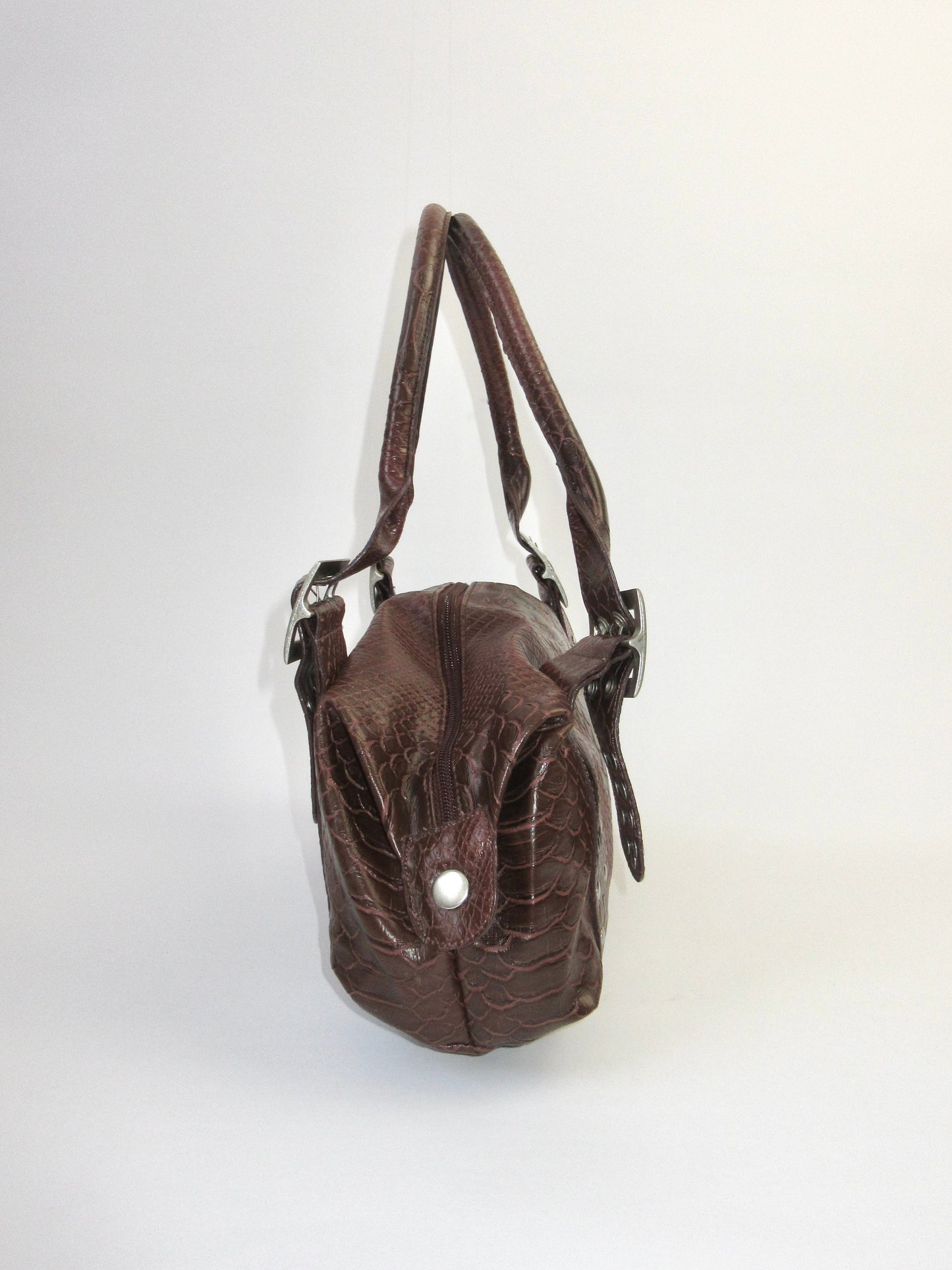 python pattern shoulder bag