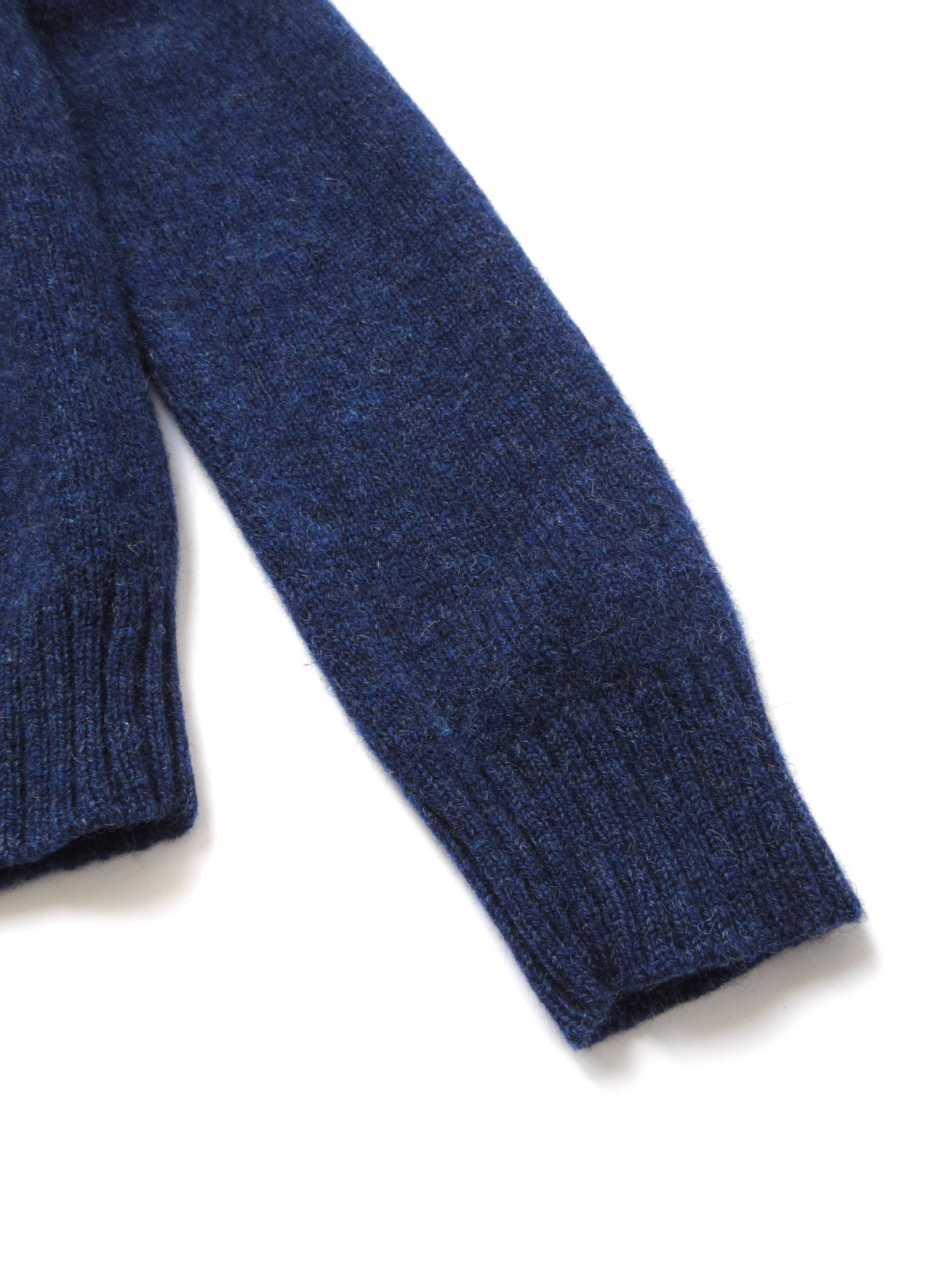 blue mix color knit