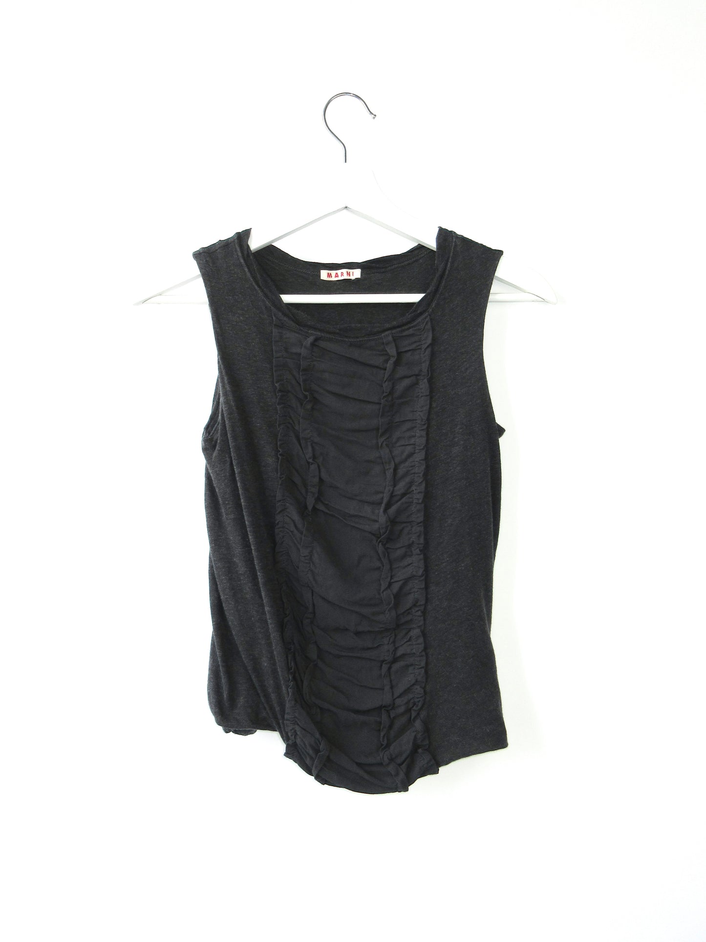 MARNI dark gray knit sleeveless