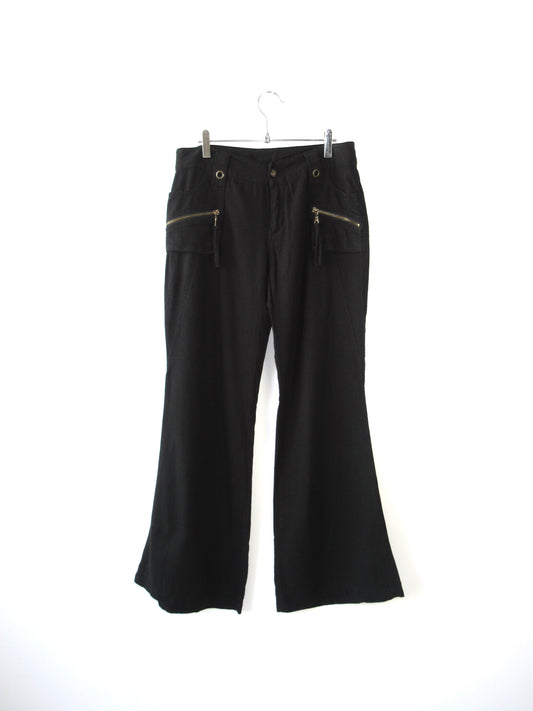 linen details pants