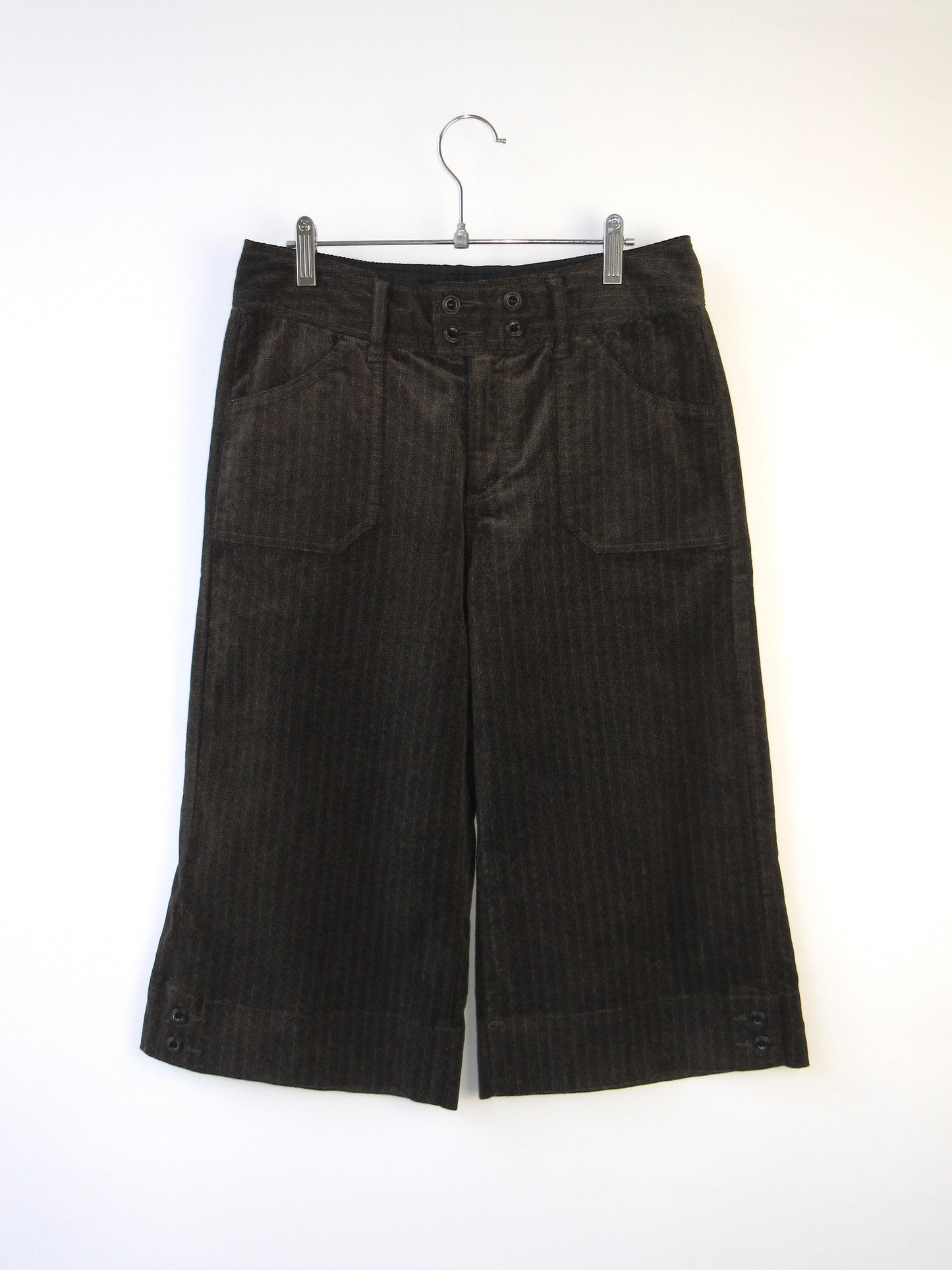 corduroy half pants