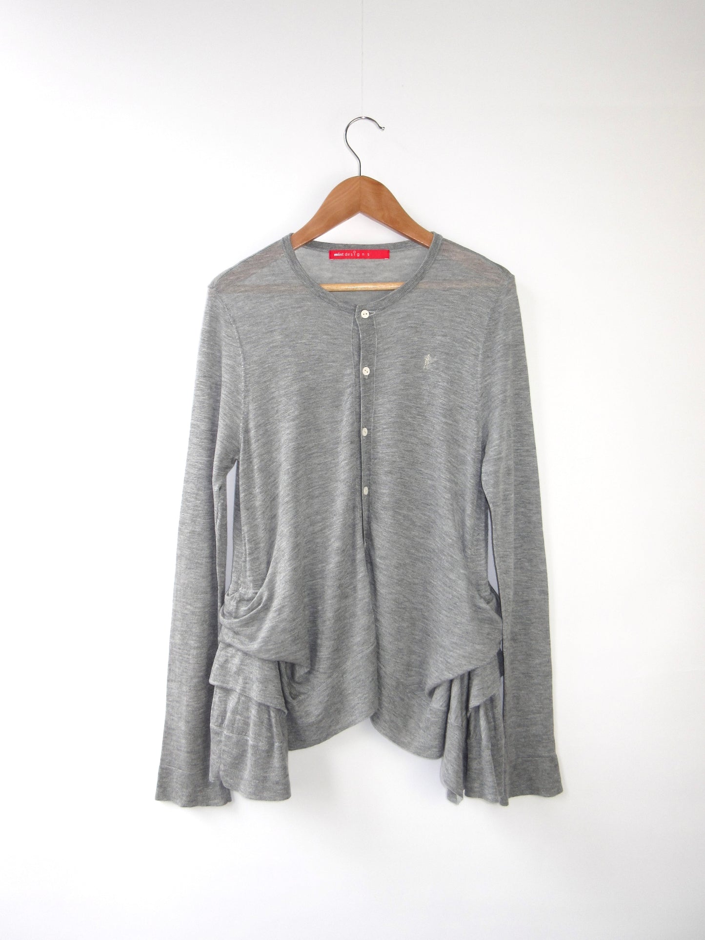 mint designs frill cardigan