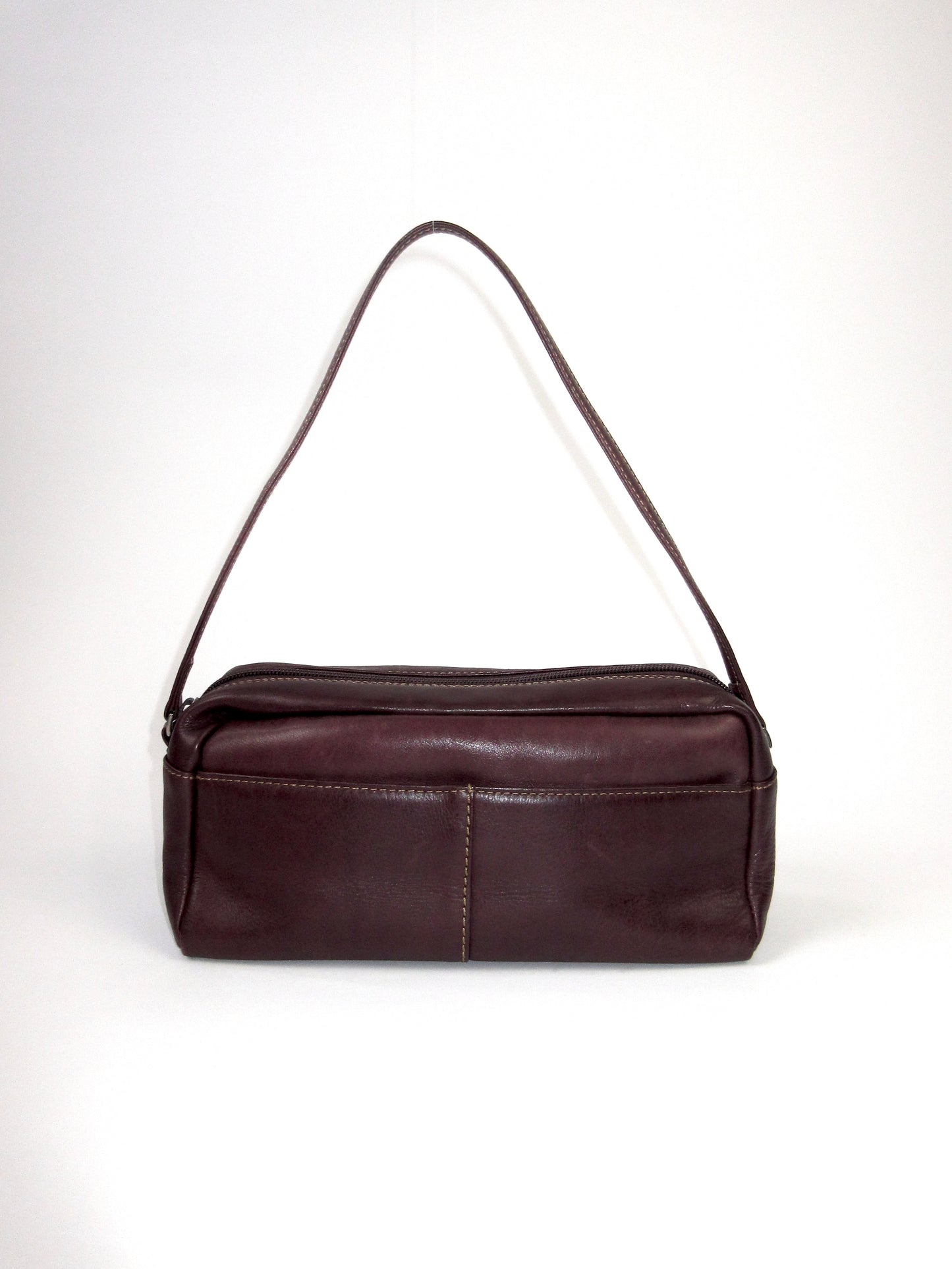 brown square shoulder bag