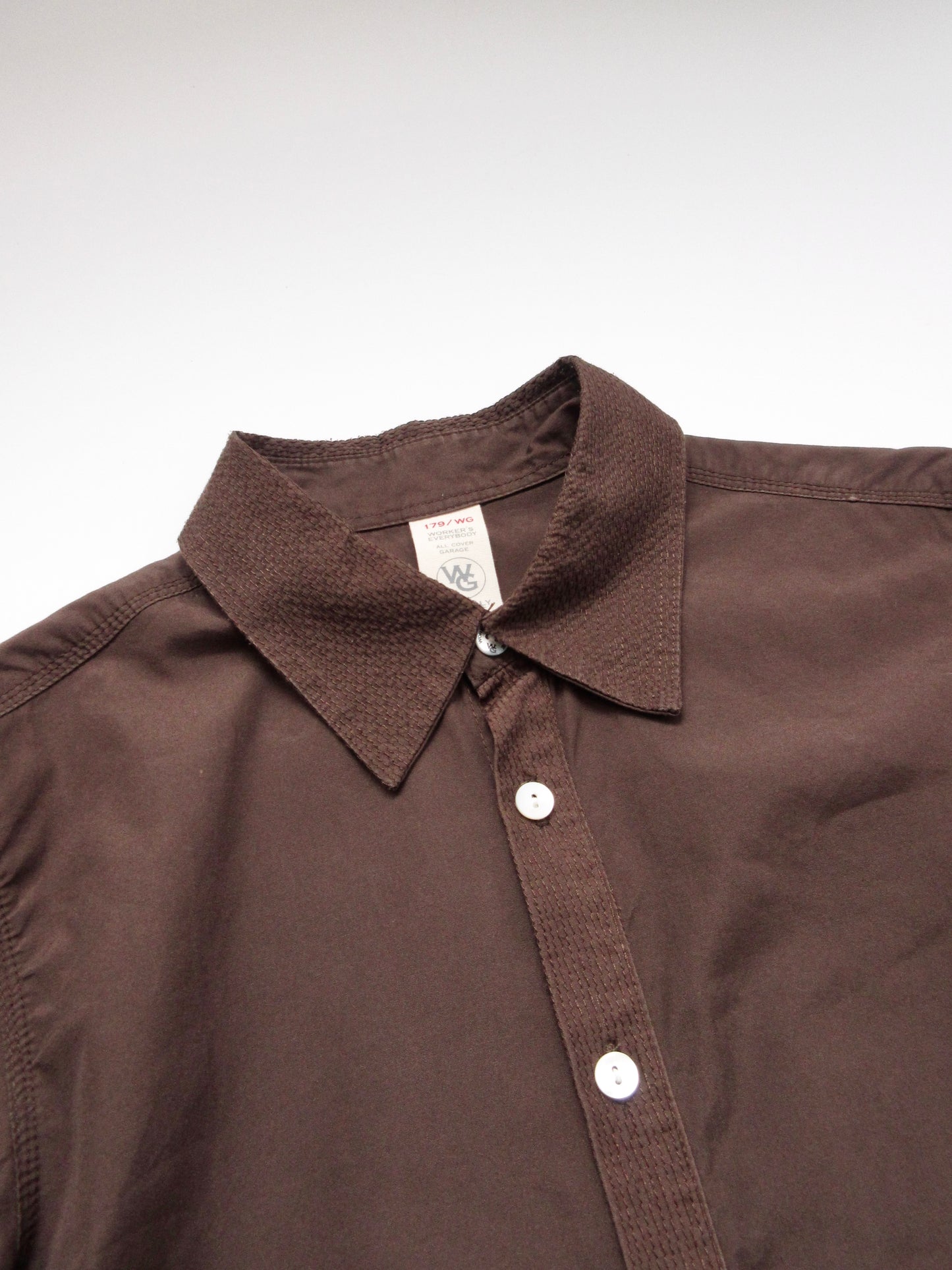 brown detail shirt