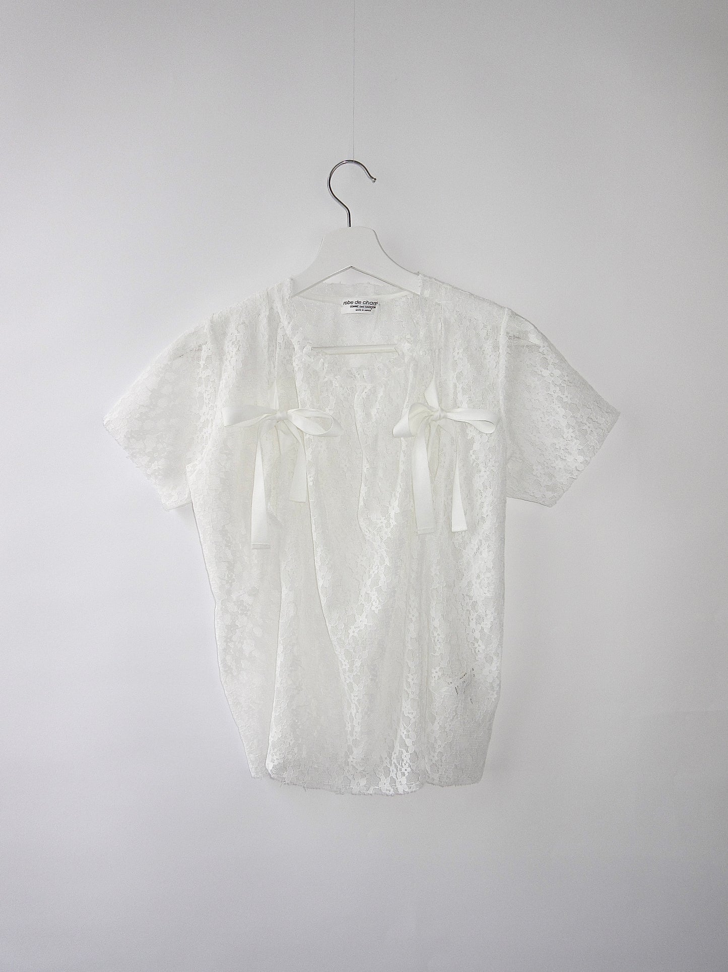 robe de chambre COMME des GARCONS lace top