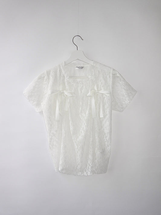 robe de chambre COMME des GARCONS lace top