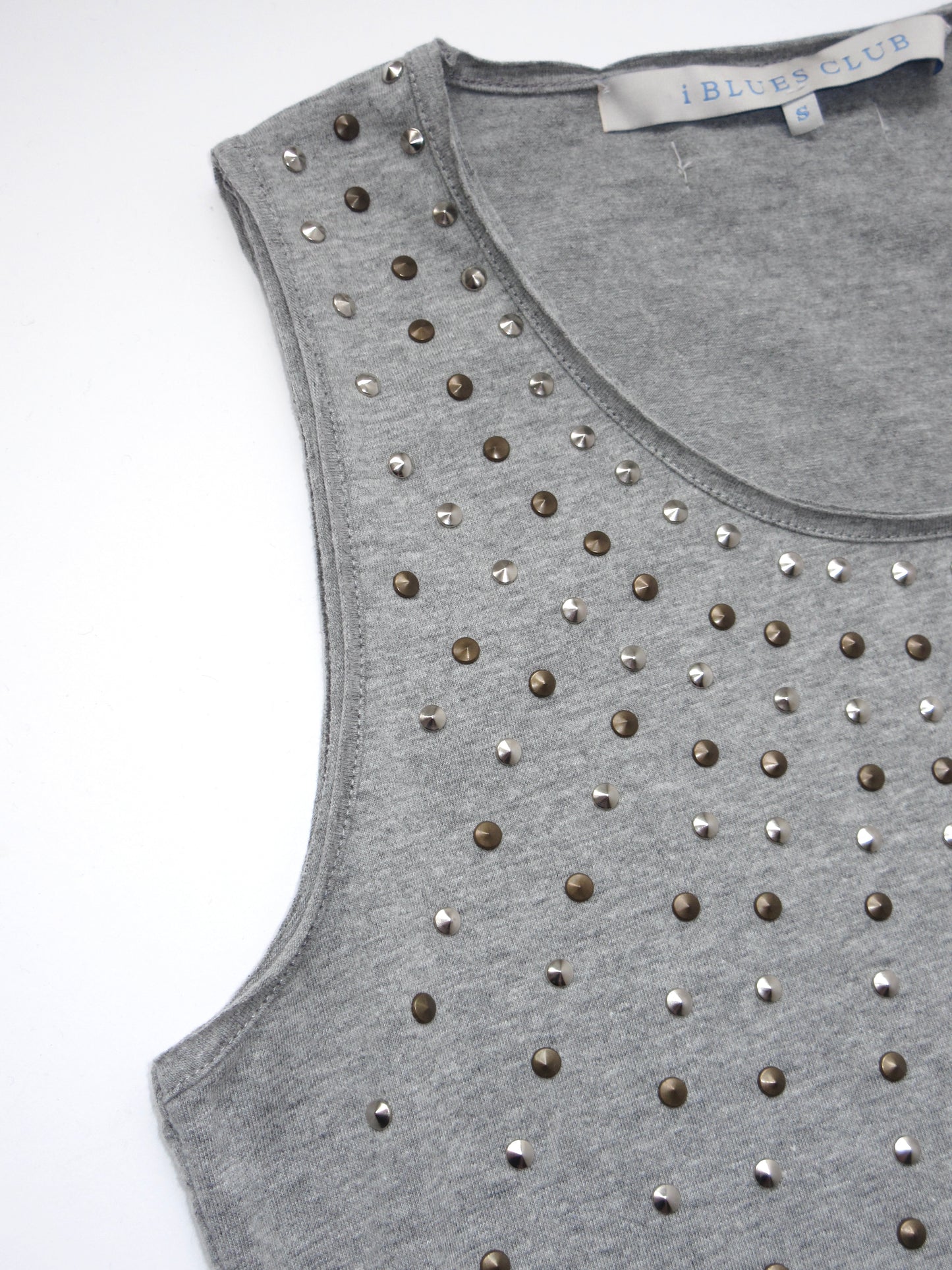 studs design sleeveless top