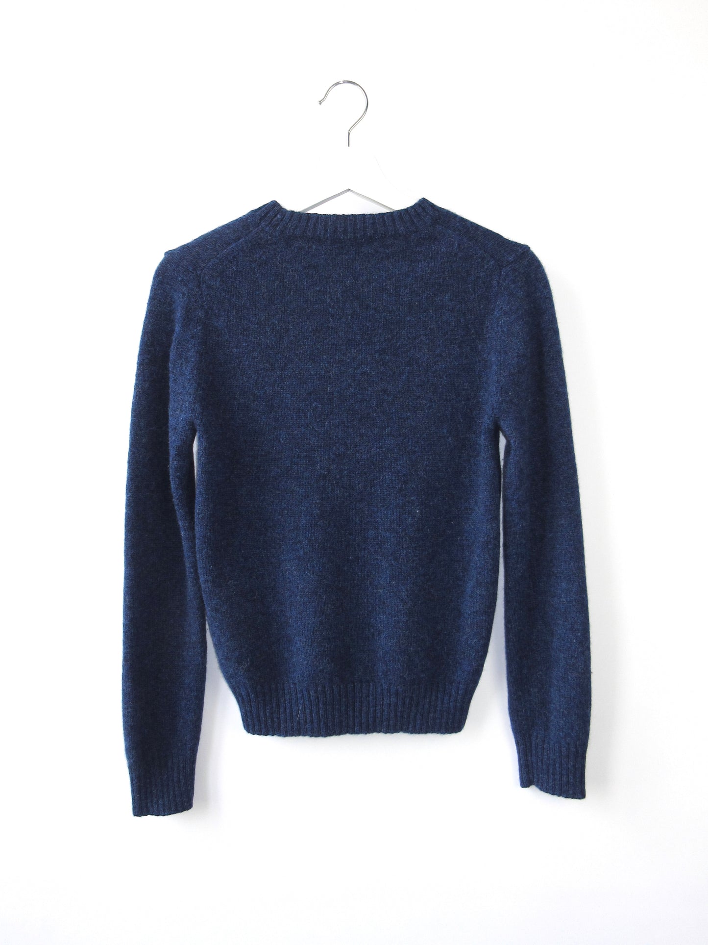 blue mix color knit