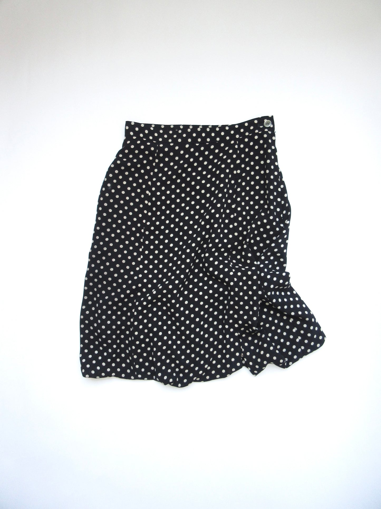 tricot comme des garcons polka dots skirt