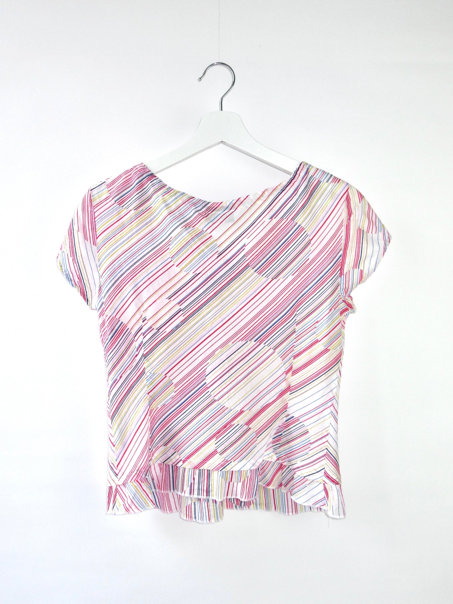 MARELLA colorful short sleeve blouse