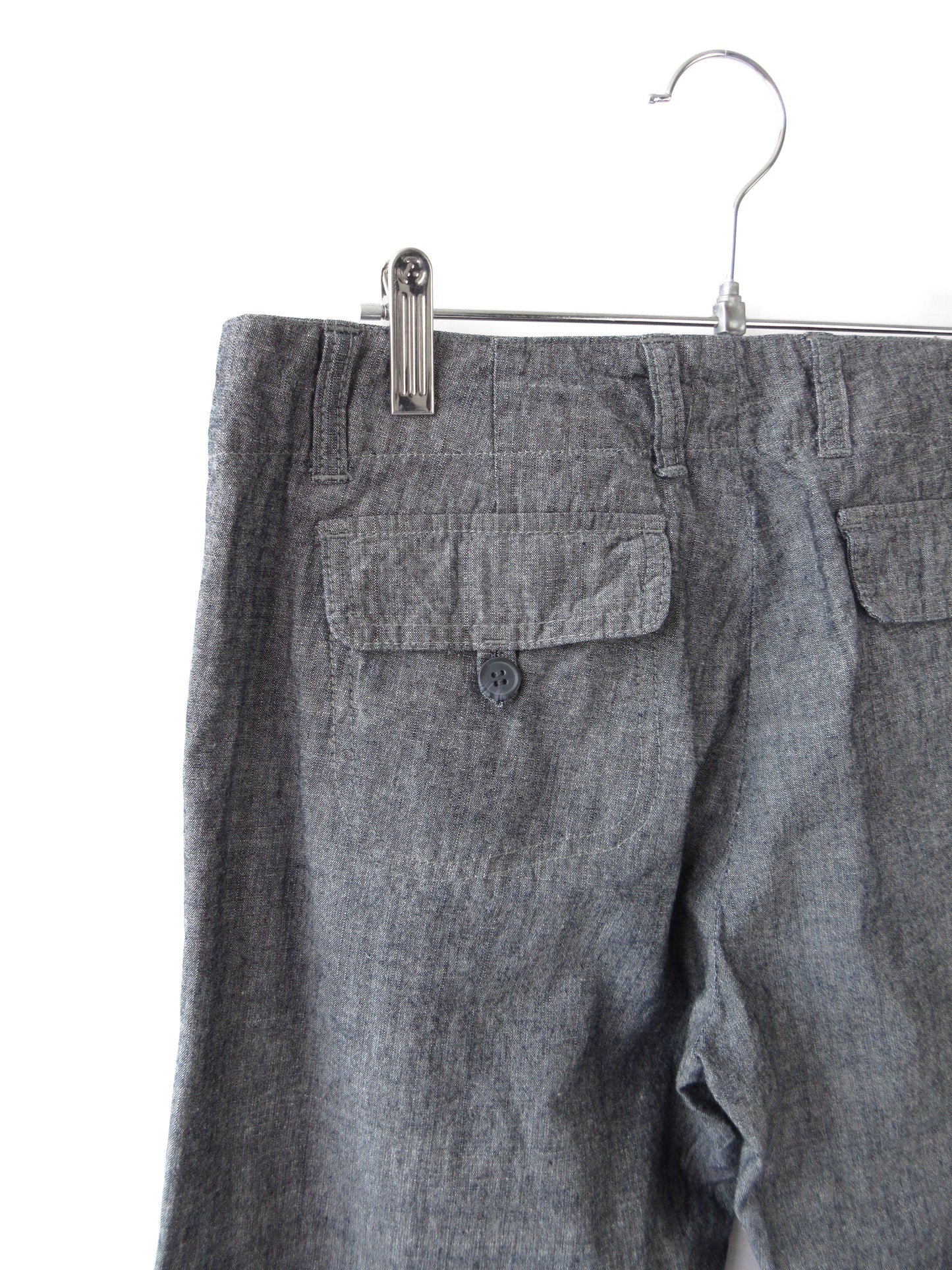 low rise cotton pants