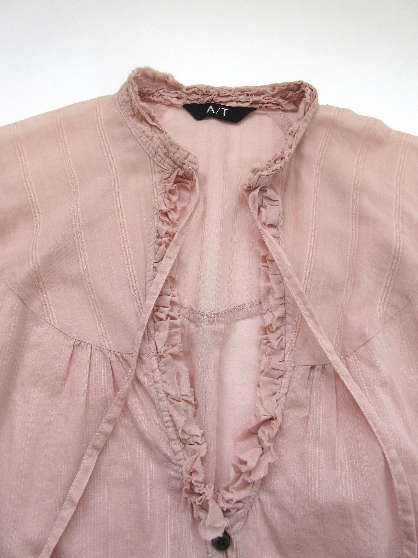 【used】A/T muted pink blouse