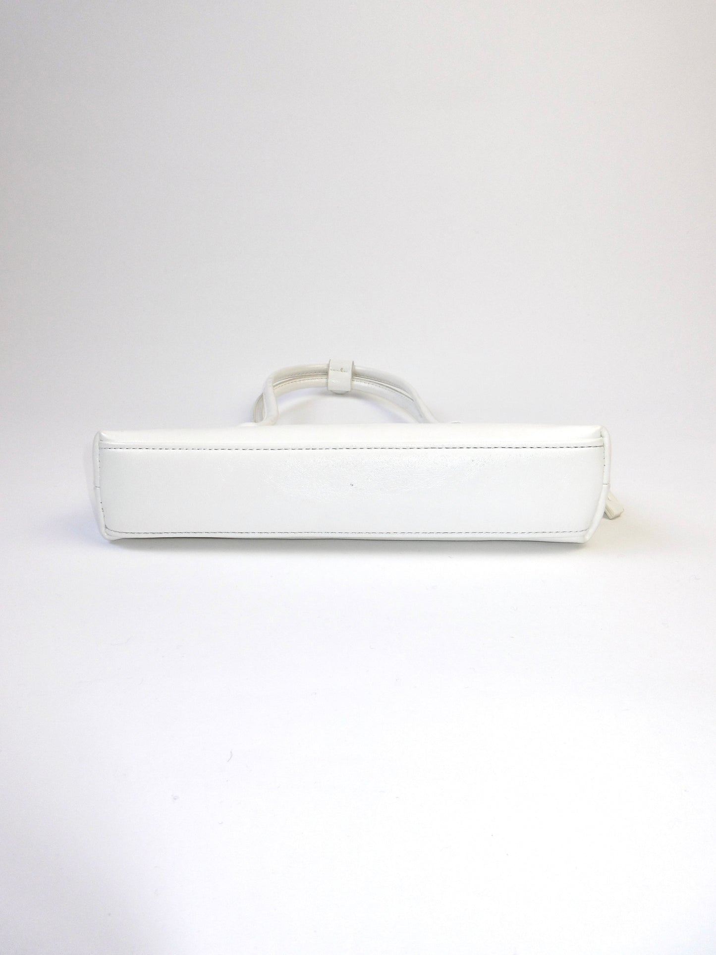 white mini hand bag