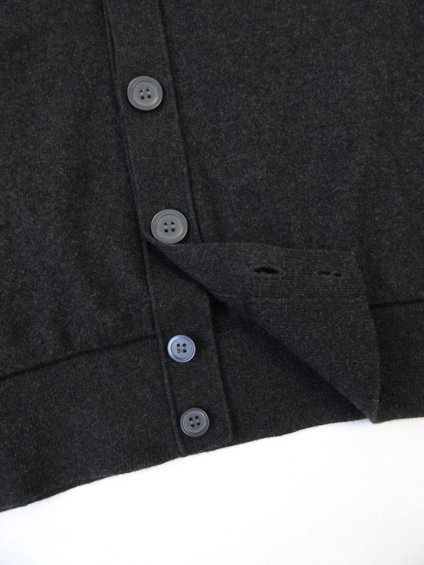 LACOSTE design charcoal cardigan