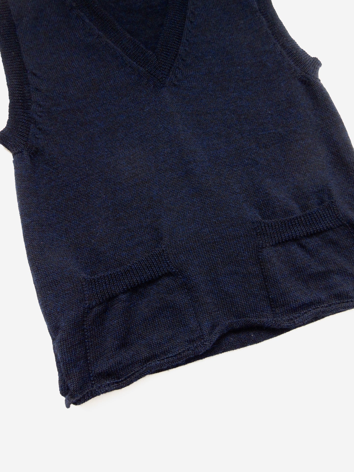 MHL. navy knit vest