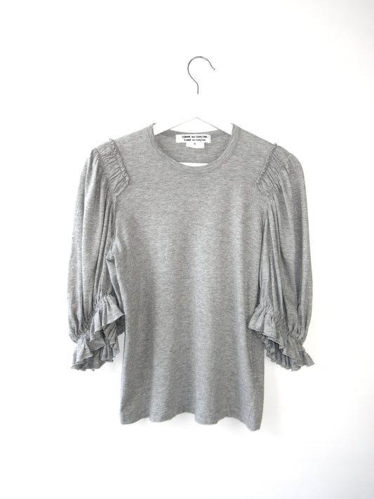 comme des garcons gather sleeve top