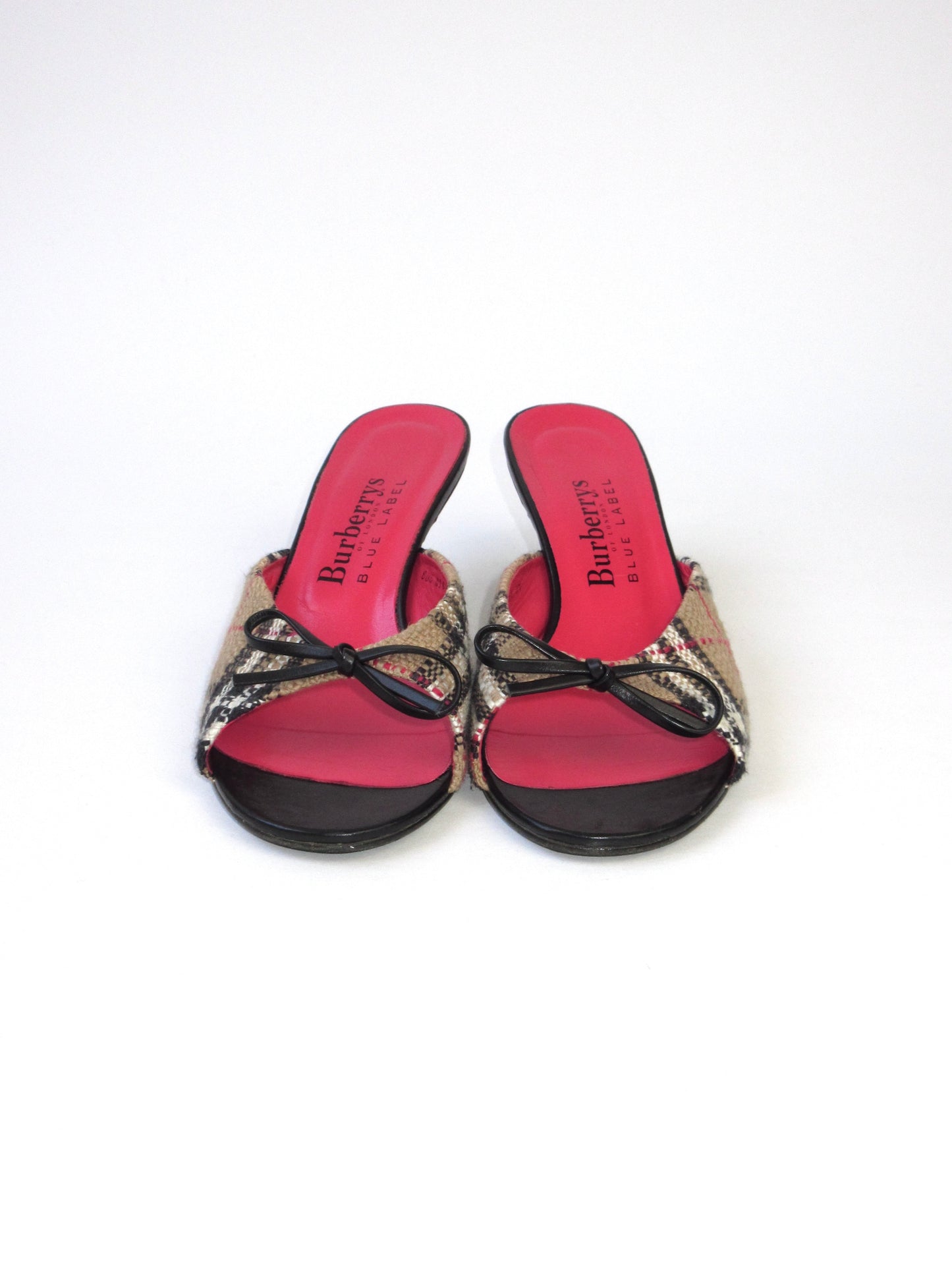 Burberrys plaid mule